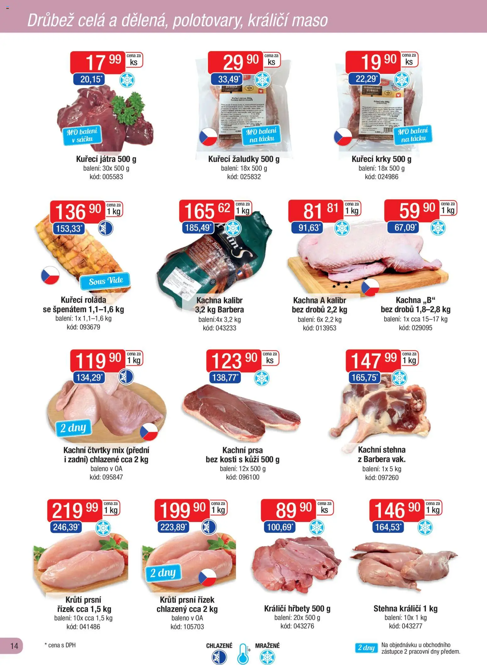 Astur & Qanto leták - Velkoobchod fresh 11/2025 od 01.11.2025 | Strana: 14 | Produkty: Sous vide, Kuřecí Játra, Kachna, Maso