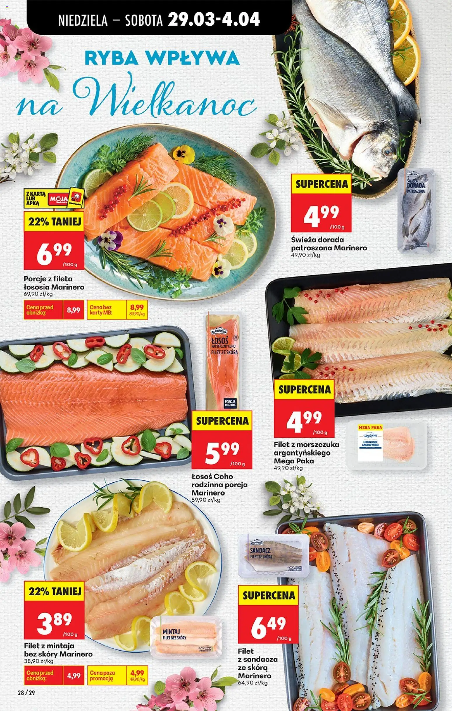 Biedronka Polsko leták od 29.03.2026 | Strana: 38 | Produkty: Ryba, Losos, Filet, Karty