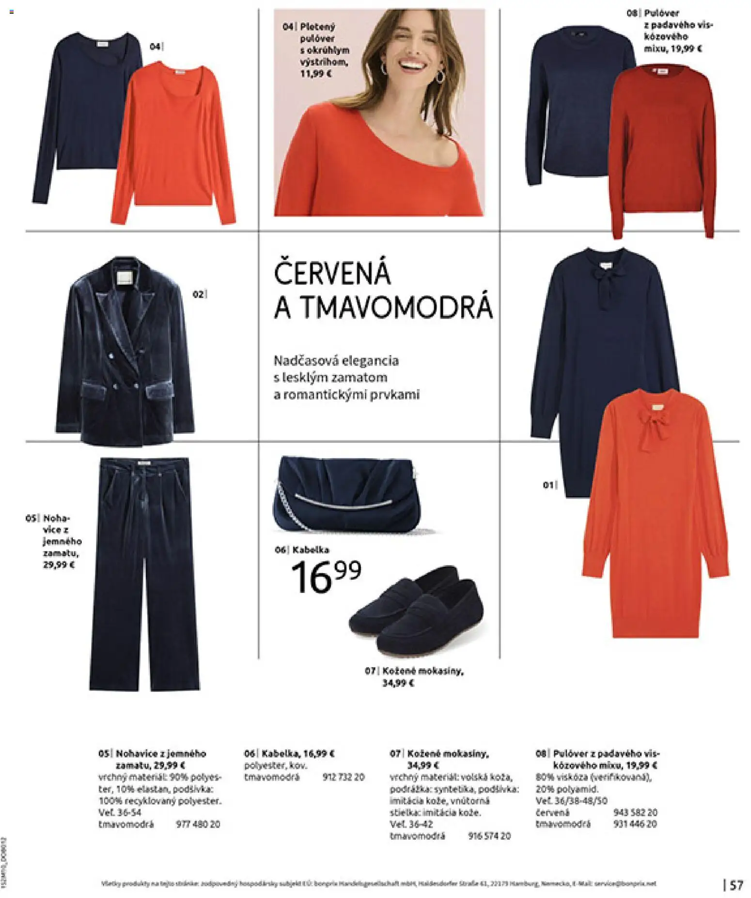 Nové Bonprix akcie – leták je platný od 24.11.2025 | Strana: 59 | Produkty: Nohavice, Kabelka