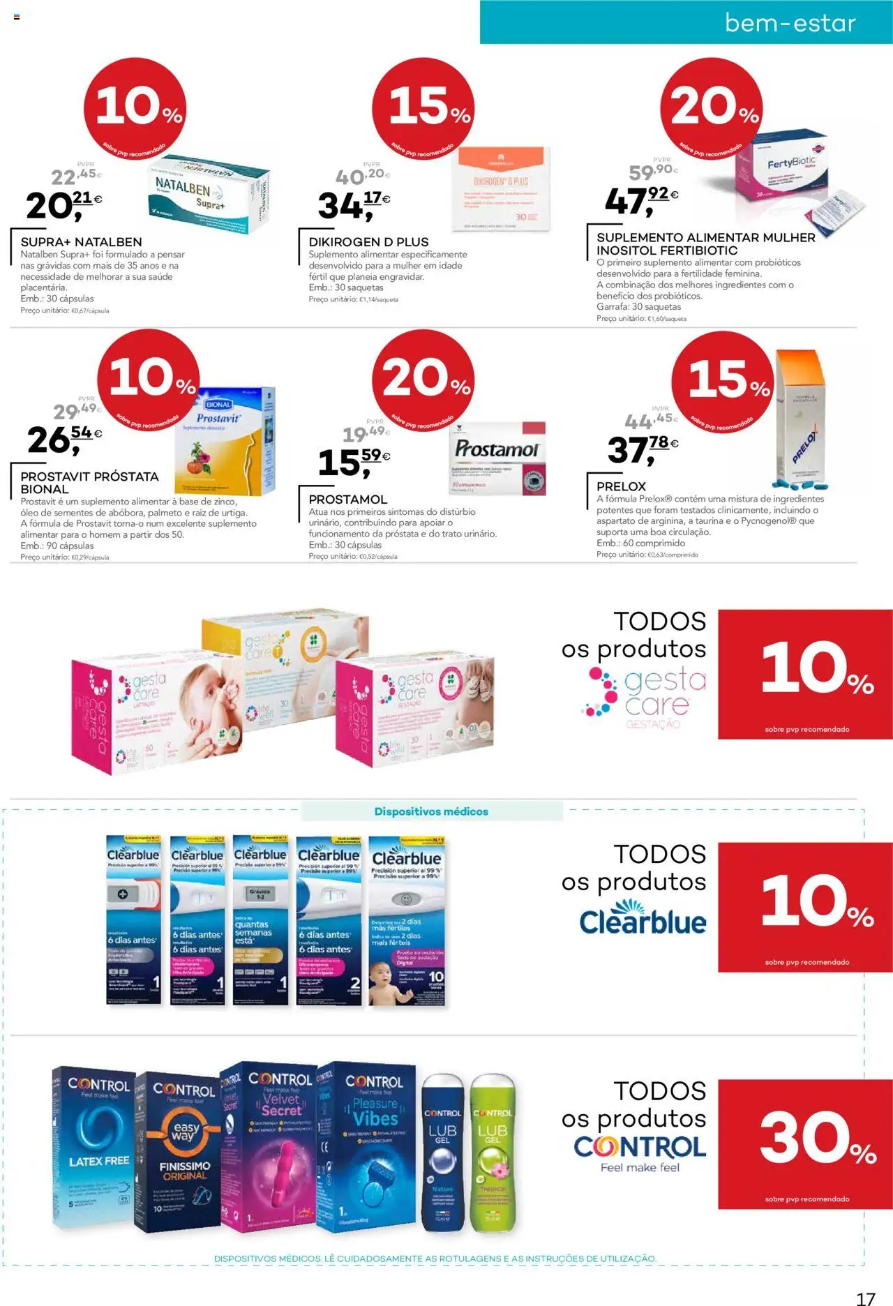 Well’s folheto │ válido de 07.10.2025 | Página: 17 | Produtos: Probióticos, Base, Óleo