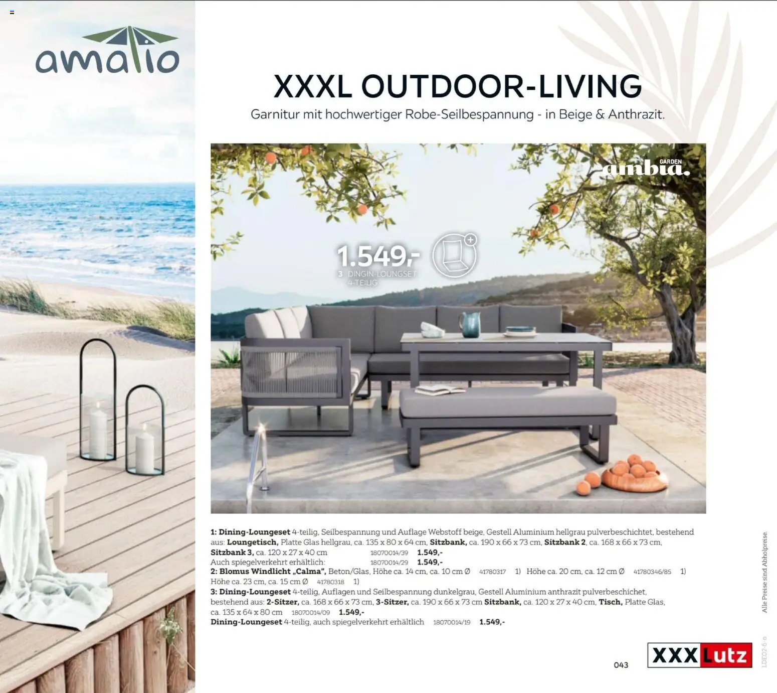 XXXL Lutz My Home Garten – gültig ab 23.02.2026 | Seite: 43 | Produkte: Sitzbank