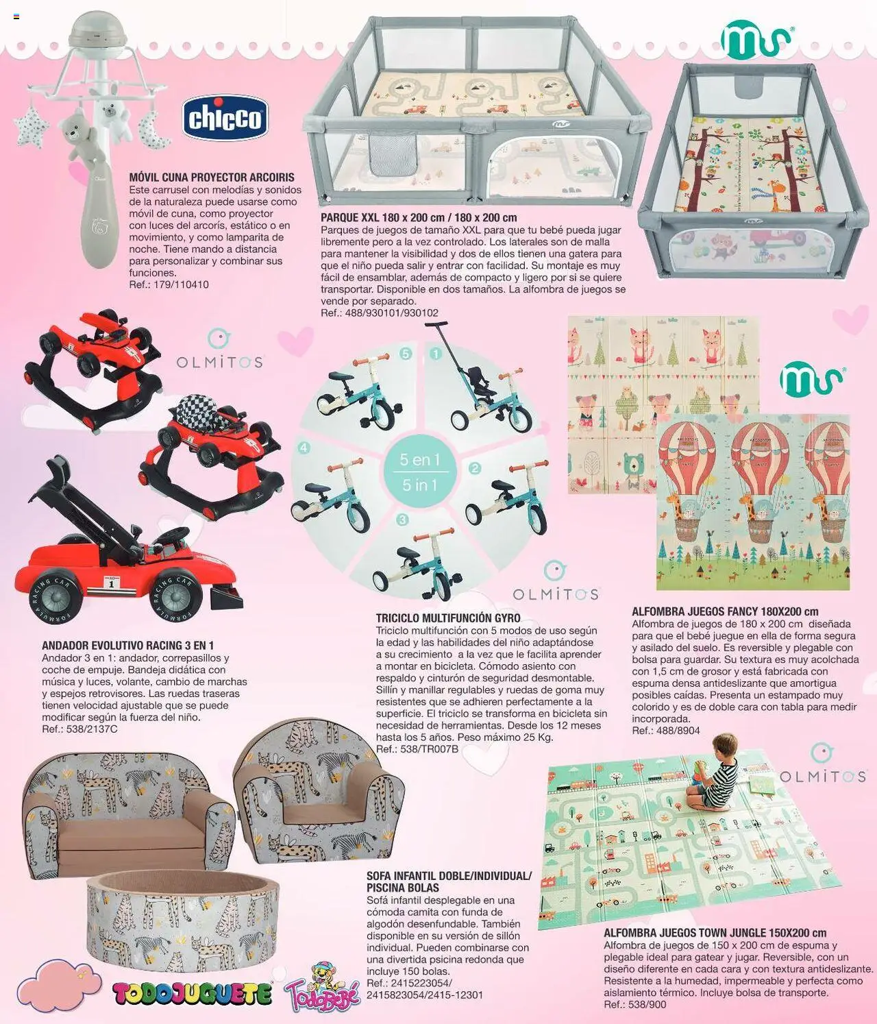 TODOJUGUETE folleto │ válido desde el 04.06.2024 | Página: 40 | Productos: Bicicleta, Cinturón, Funda, Alfombra