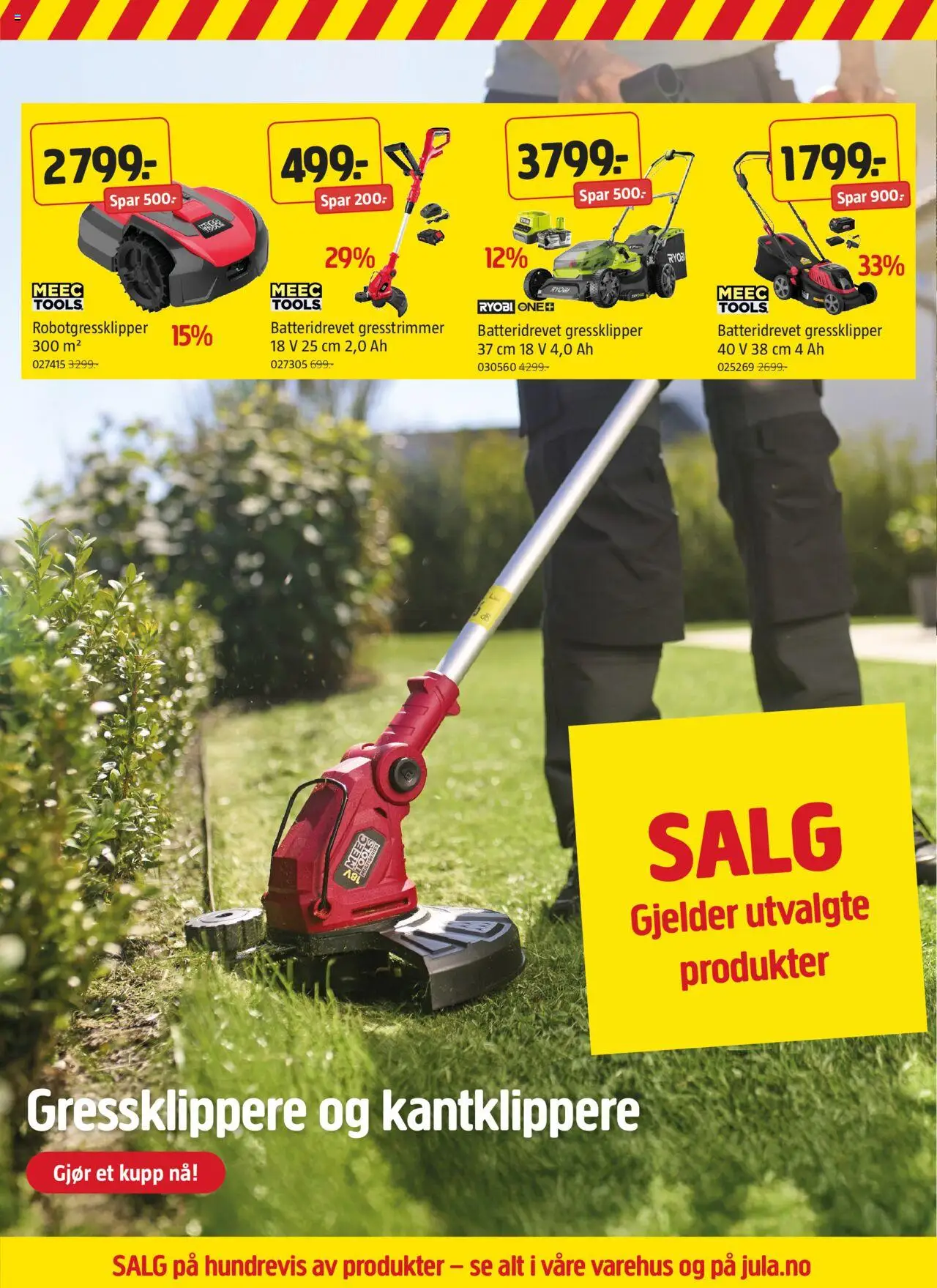  | Side: 9 | Produkter: Robotgressklipper, Dartpilar, Gressklipper, Télécommande