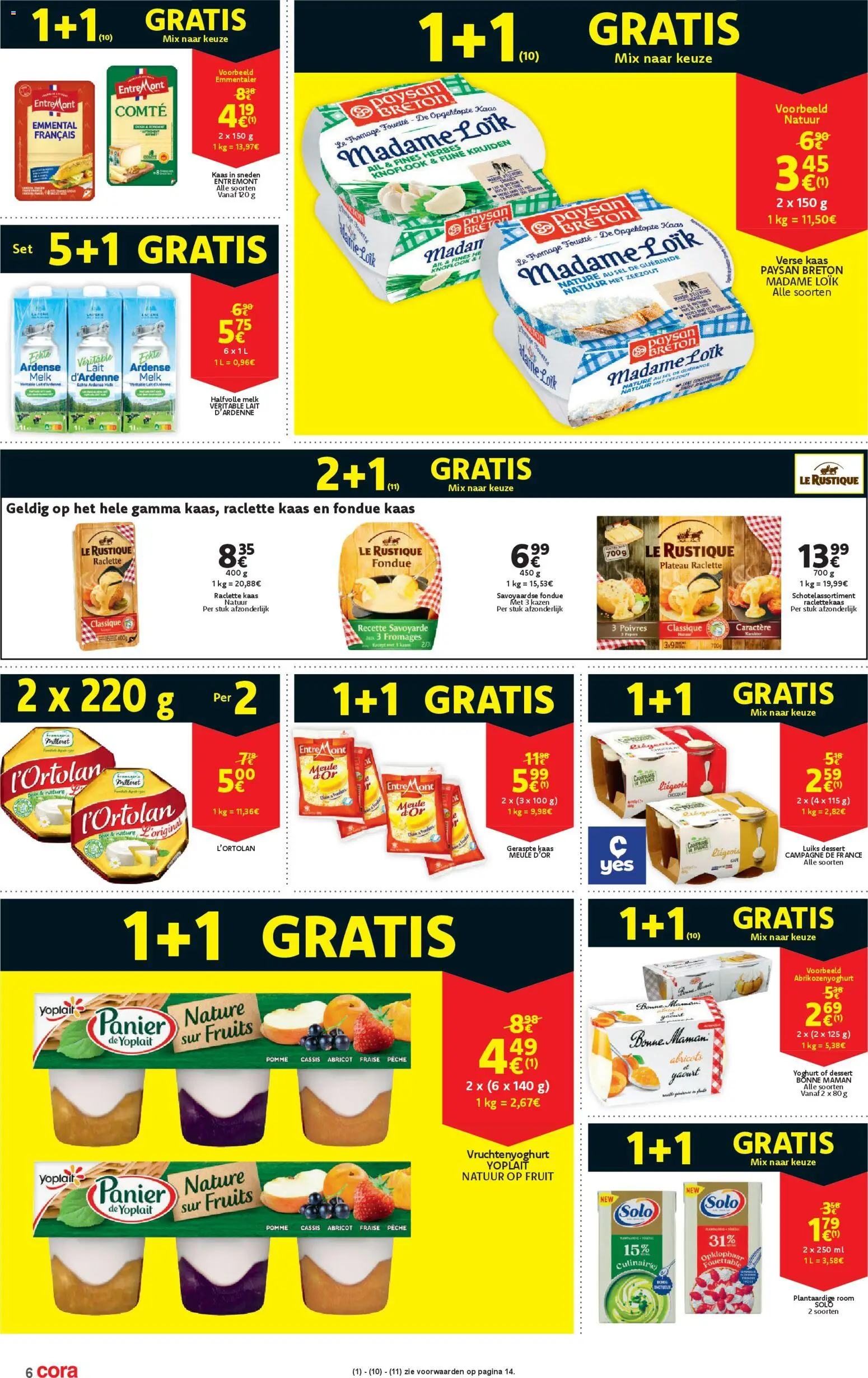 {H1} | Pagina: 6 | Producten: Room, Zeezout, Melk, Kaas