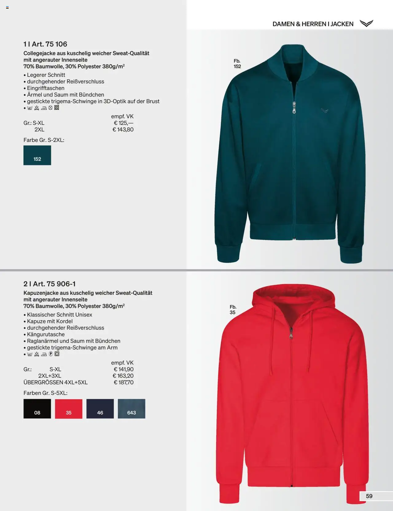 Trigema Prospekt 	 – gültig ab 01.09.2025 | Seite: 59