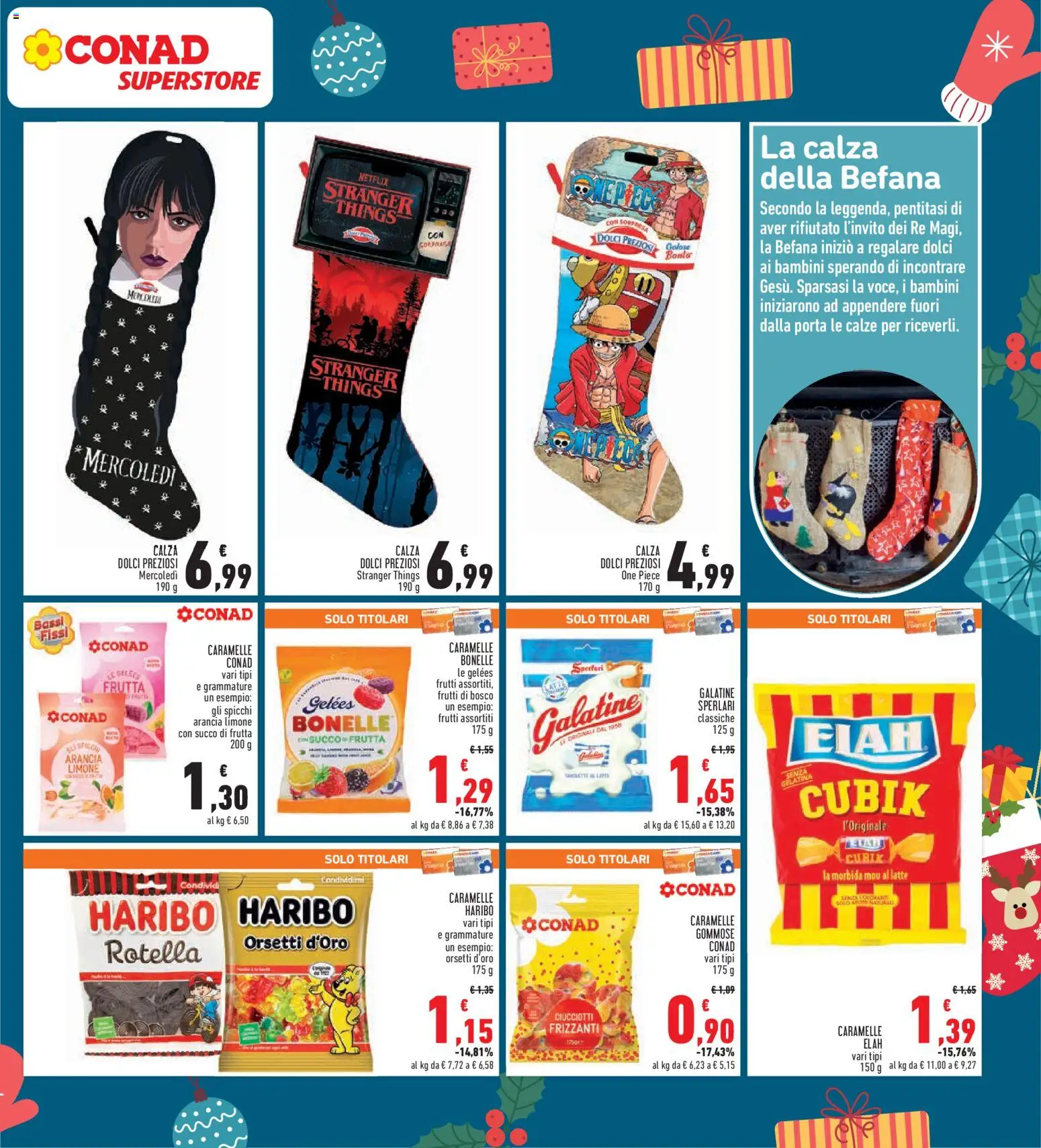 Volantino Conad del 27.12.2025 | Pagina: 15 | Prodotti: Succo, Caramelle, Limone, Arancia