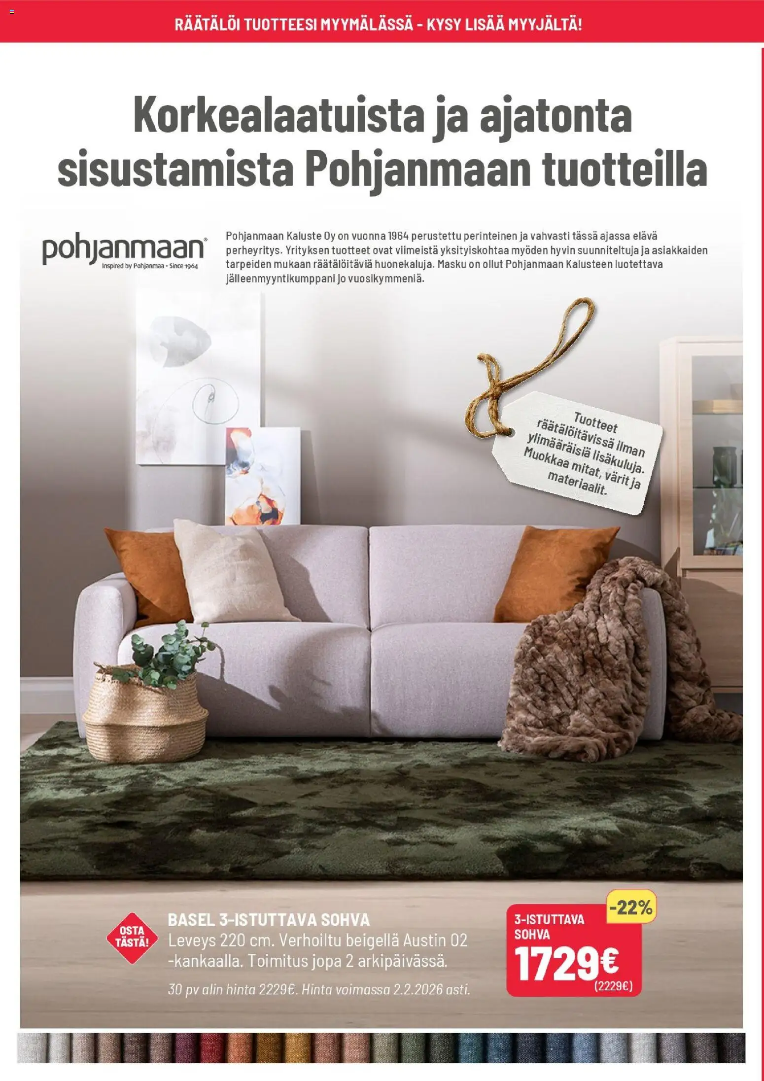 Masku tarjoukset – voimassa 27.01.2026 alkaen | Sivu: 6 | Tuotteet: Sohva