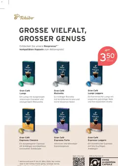 Tchibo aktionen Feminin ab 12.03.2026 gültig | Seite: 34 | Produkte: Schokolade