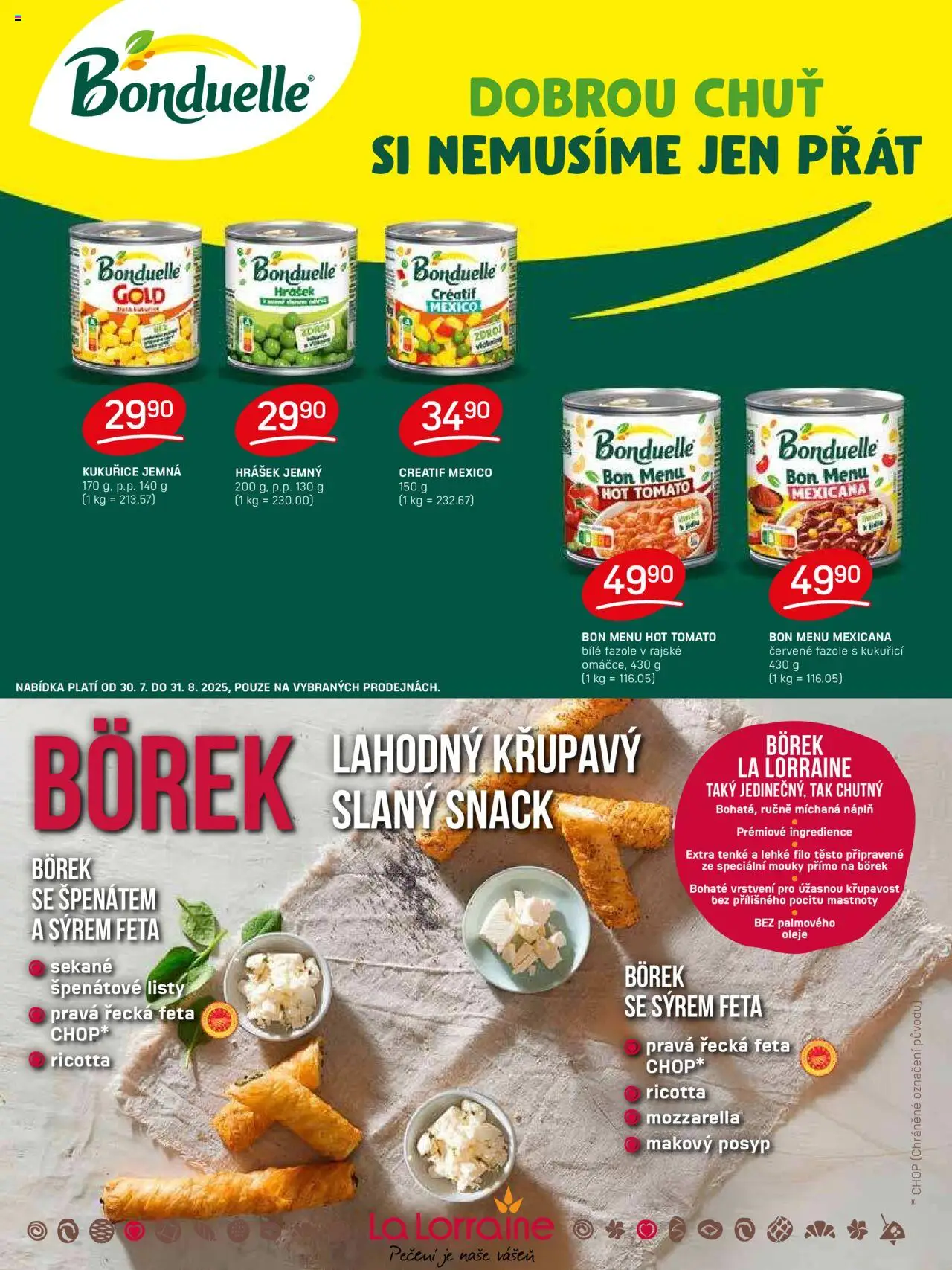 Flop leták od 06.08.2025 | Strana: 13 | Produkty: Oleje, Hrášek, Filo těsto, Mozzarella