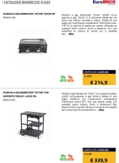 Anteprima del volantino Eurobrico Barbecue a Gas catalogo valido a partire dal 23.07.2025 | Pagina: 22