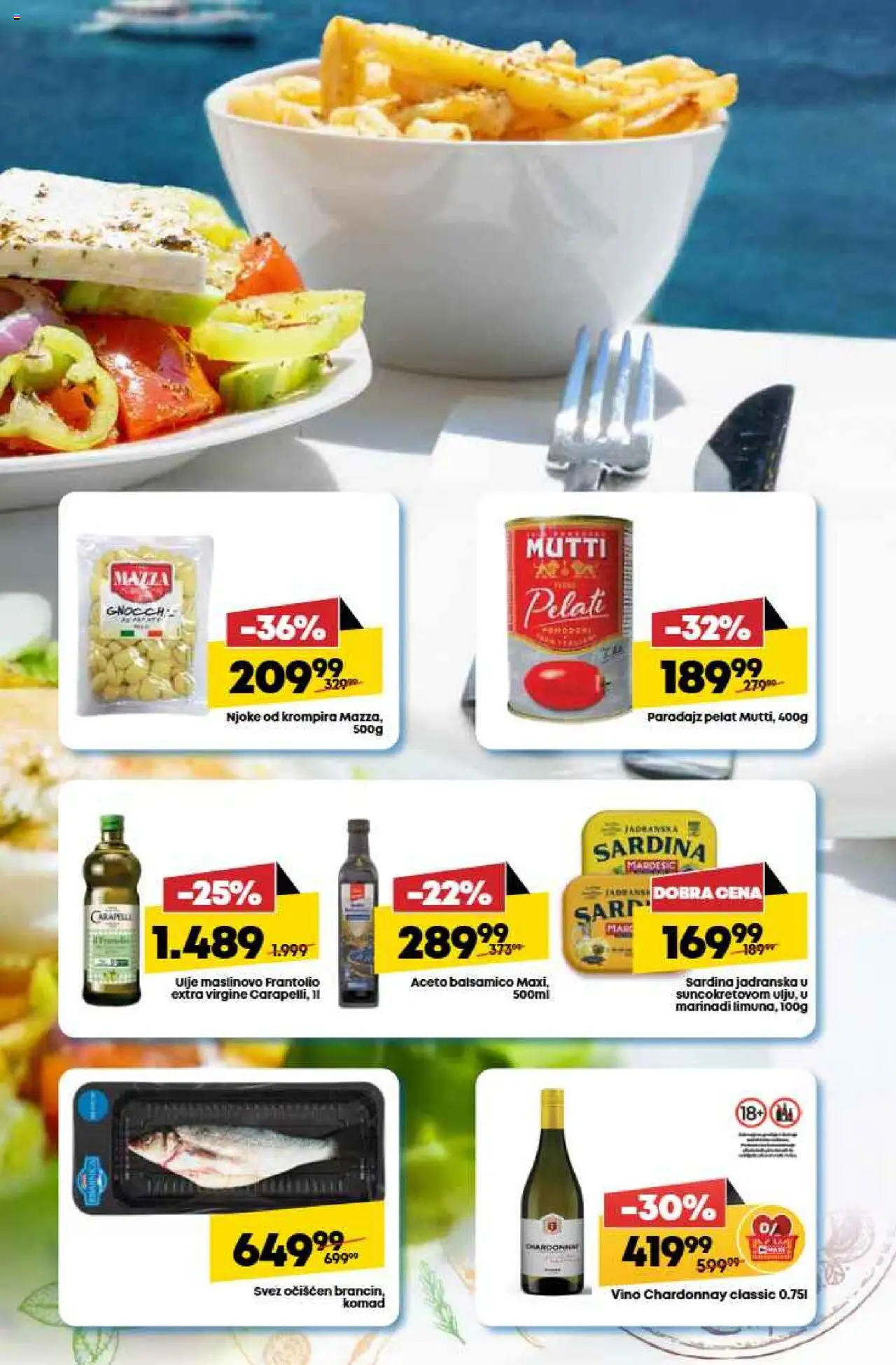 Mega Maxi katalog - važi od 31.07.2025 | Strana: 3 | Proizvode: Njoke, Ulje, Paradajz, Sardina