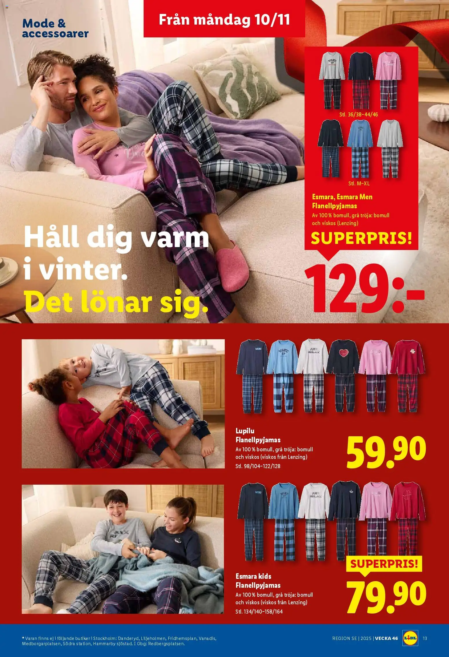 Lidl reklamblad aktuell från 10.11.2025 | Sida: 15 | Produkter: Tröja, Häll