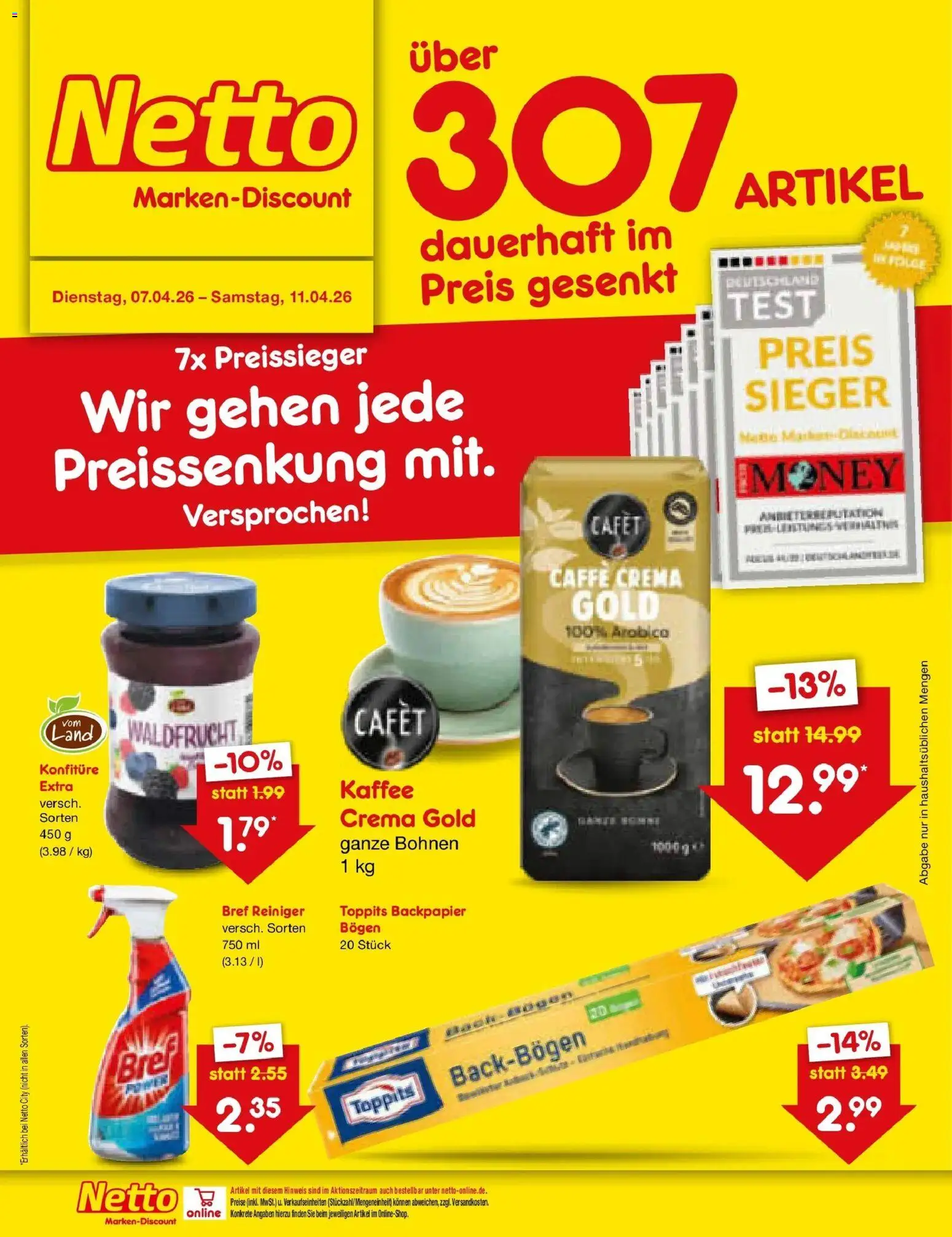 Netto Marken-Discount Prospekt Wuppertal	 – gültig ab 13.04.2026 | Seite: 60 | Produkte: Kaffee