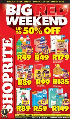Shoprite specials catalogue – valid from 19.09.2025