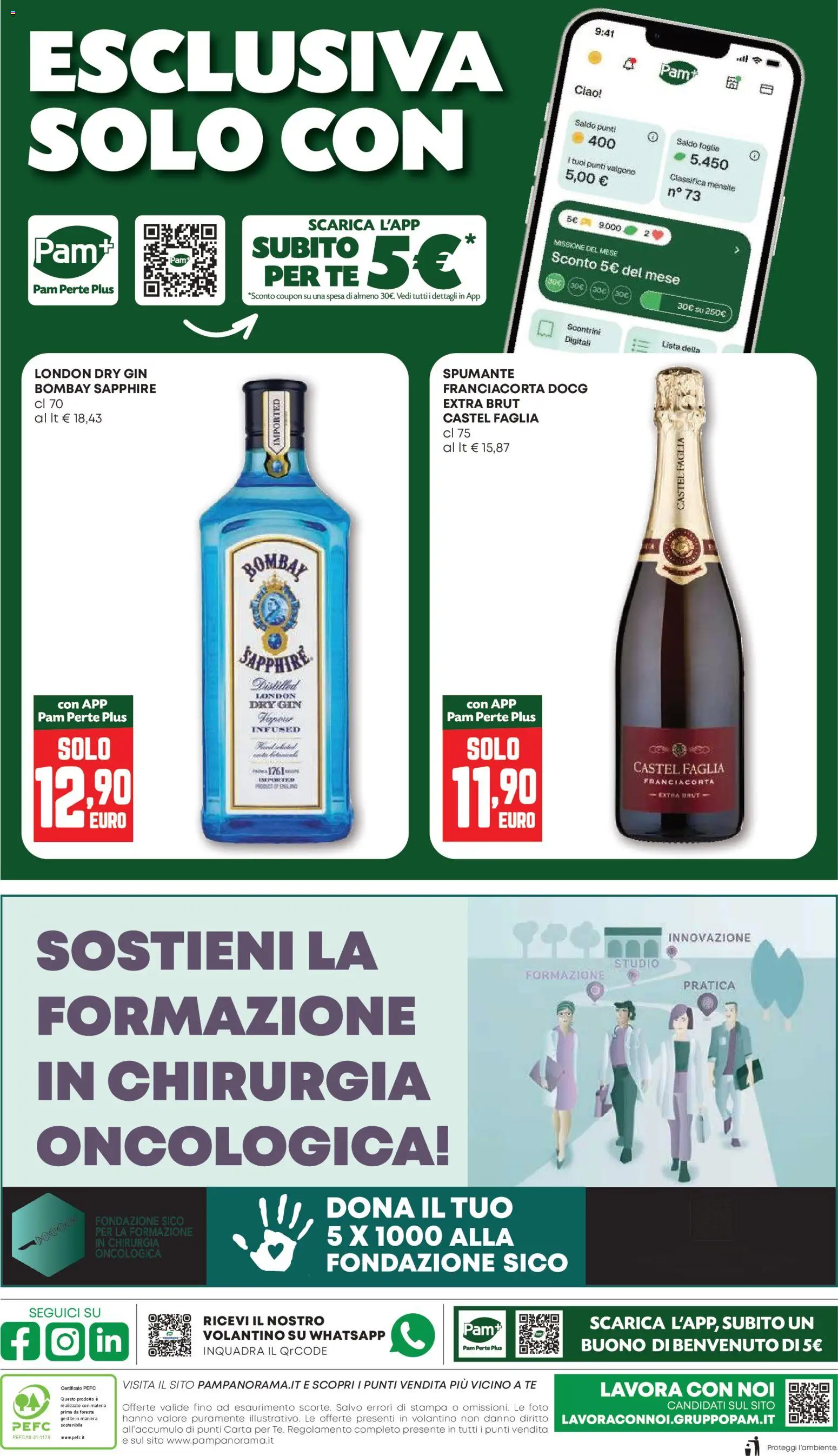 Volantino PAM del 07.04.2026 | Pagina: 20 | Prodotti: Tè, Gin, Spumante, Stampa