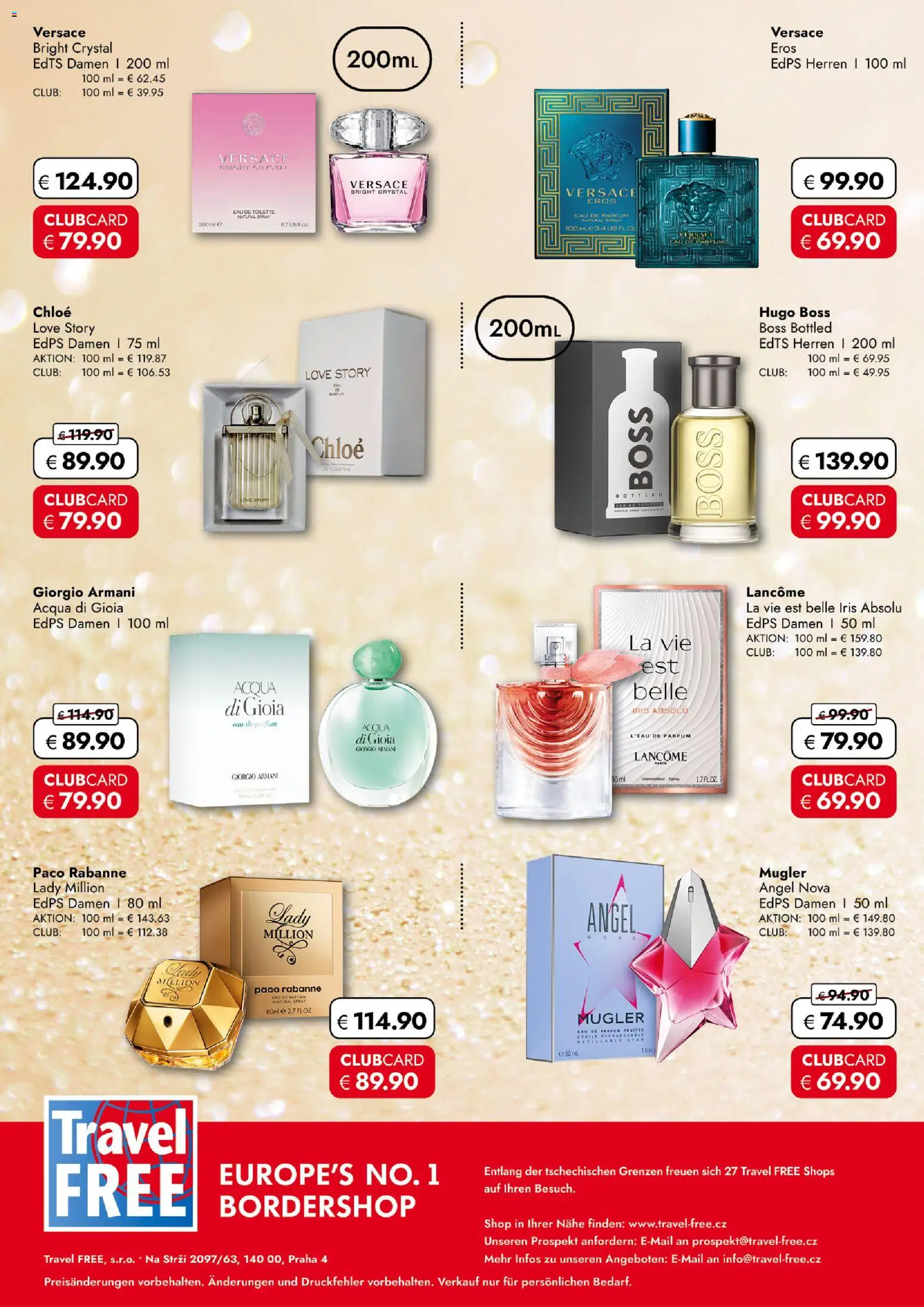 Travel Free  Aktionsangebote – gültig ab 12.12.2025 | Seite: 14 | Produkte: Toilette, Parfüm, Eau de Toilette, Eau de Parfum