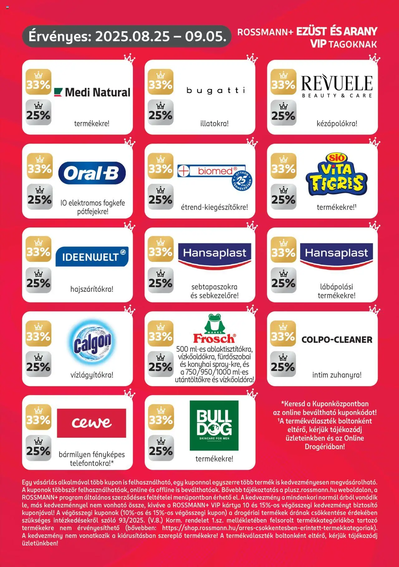 Rossmann akciós ujság - amely érvényes a következő dátumtól: 25.08.2025 | Oldal: 3 | Termékek: Szőlő, Elektromos fogkefe, Fogkefe