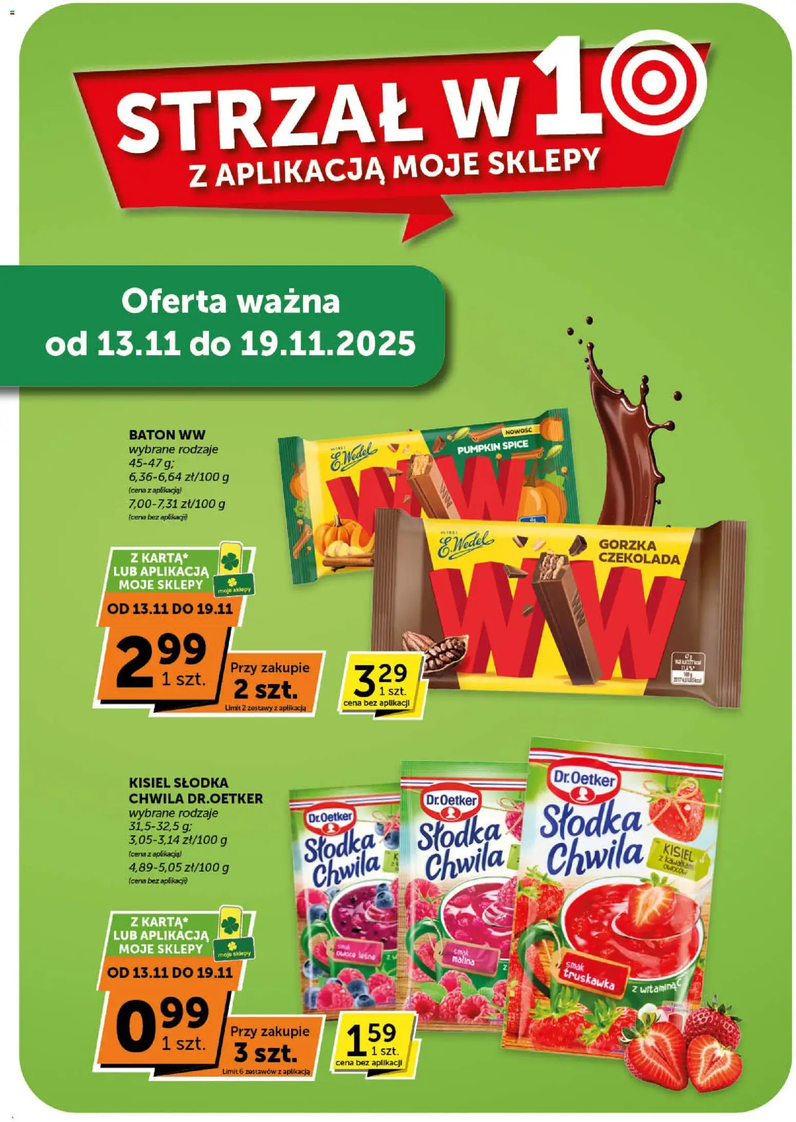Groszek Gazetka od 13.11.2025 | Strona: 12 | Produkty: Malina, Baton, Czekolada