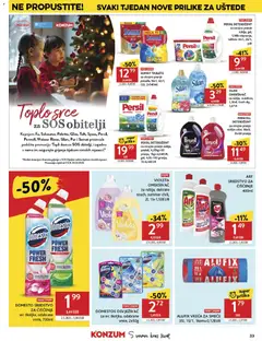 Konzum - Super Rasprodaja - Pregled kataloga iz trgovine Konzum, vrijedi od 05.11.2025 | Stranica: 33 | Proizvodi: Domestos, Perwoll, Arf, Persil