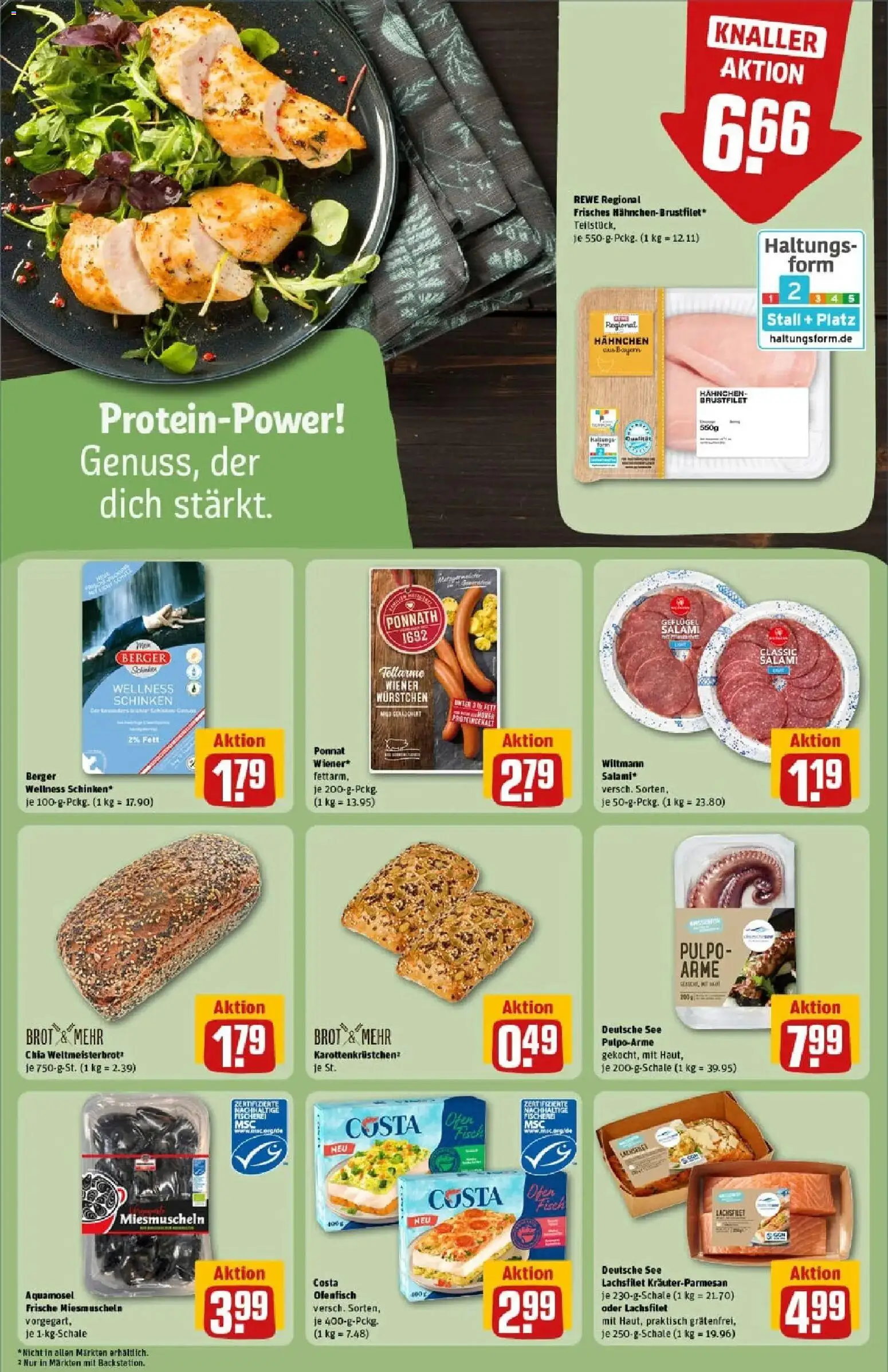 Rewe prospekt Nürnberg	 – gültig ab 11.01.2026 | Seite: 22 | Produkte: Ofen, Fisch, Salami, Schinken