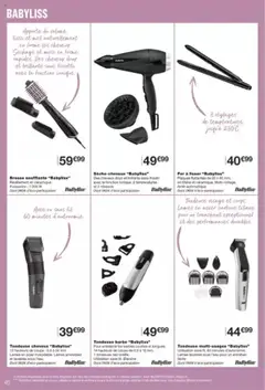  | Page: 46 | Produits: Tondeuse cheveux, Sèche-cheveux, Fer à lisser, Tondeuse