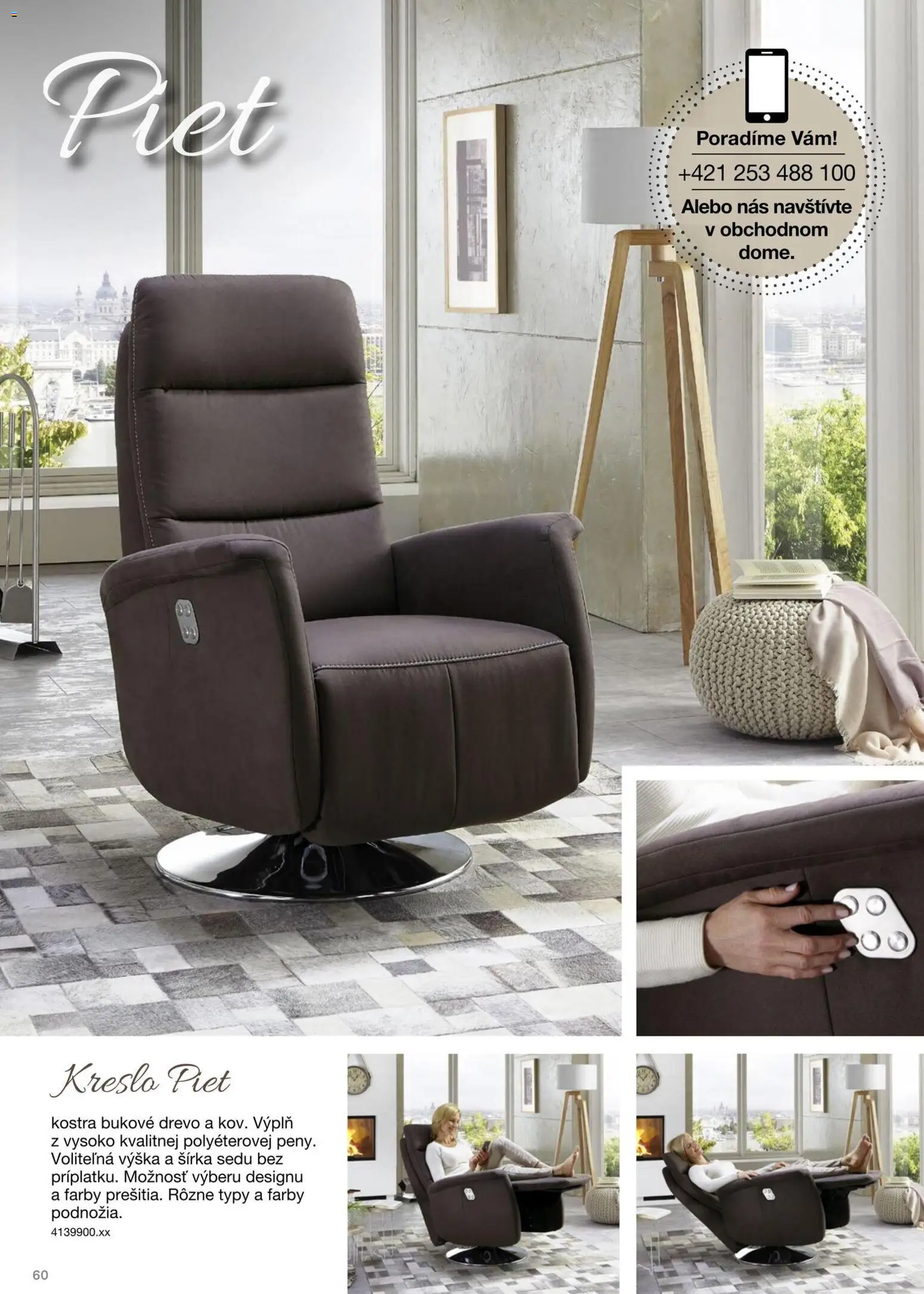 Nové Sconto nábytok akcie – leták je platný od 15.12.2025 | Strana: 60 | Produkty: Kreslá