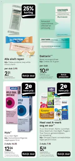 Oogdruppels, Bij droge, branderige en vermoeide ogen. Ook geschikt voor contactlensdragers - Voorbeeld van een folder van Etos, geldig van 06.10.2025 | Pagina: 40