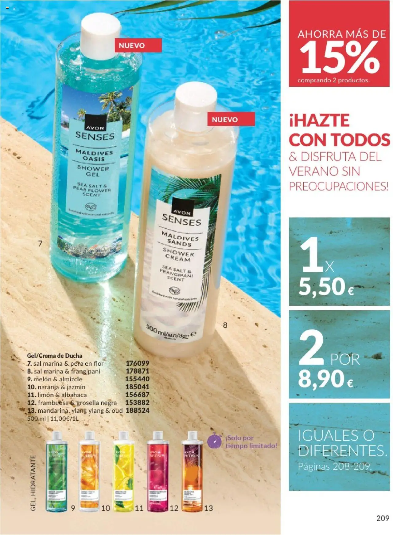 Catálogo AVON campaña 6 │ válido desde el 01.06.2025 | Página: 209 | Productos: Φορτιστής, Ducha