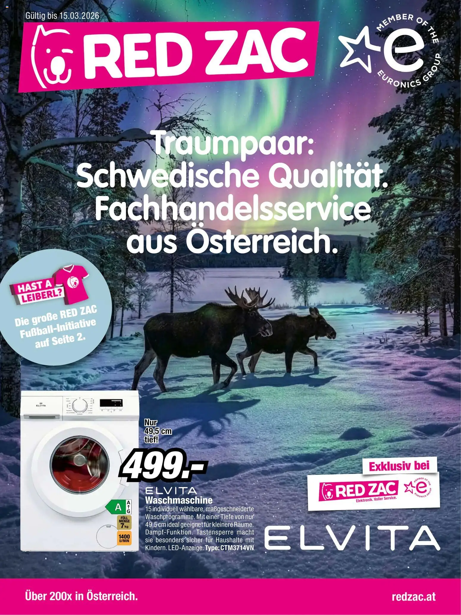 RED ZAC Flugblatt gültig ab 23.02.2026 | Seite: 1 | Produkte: Waschmaschine