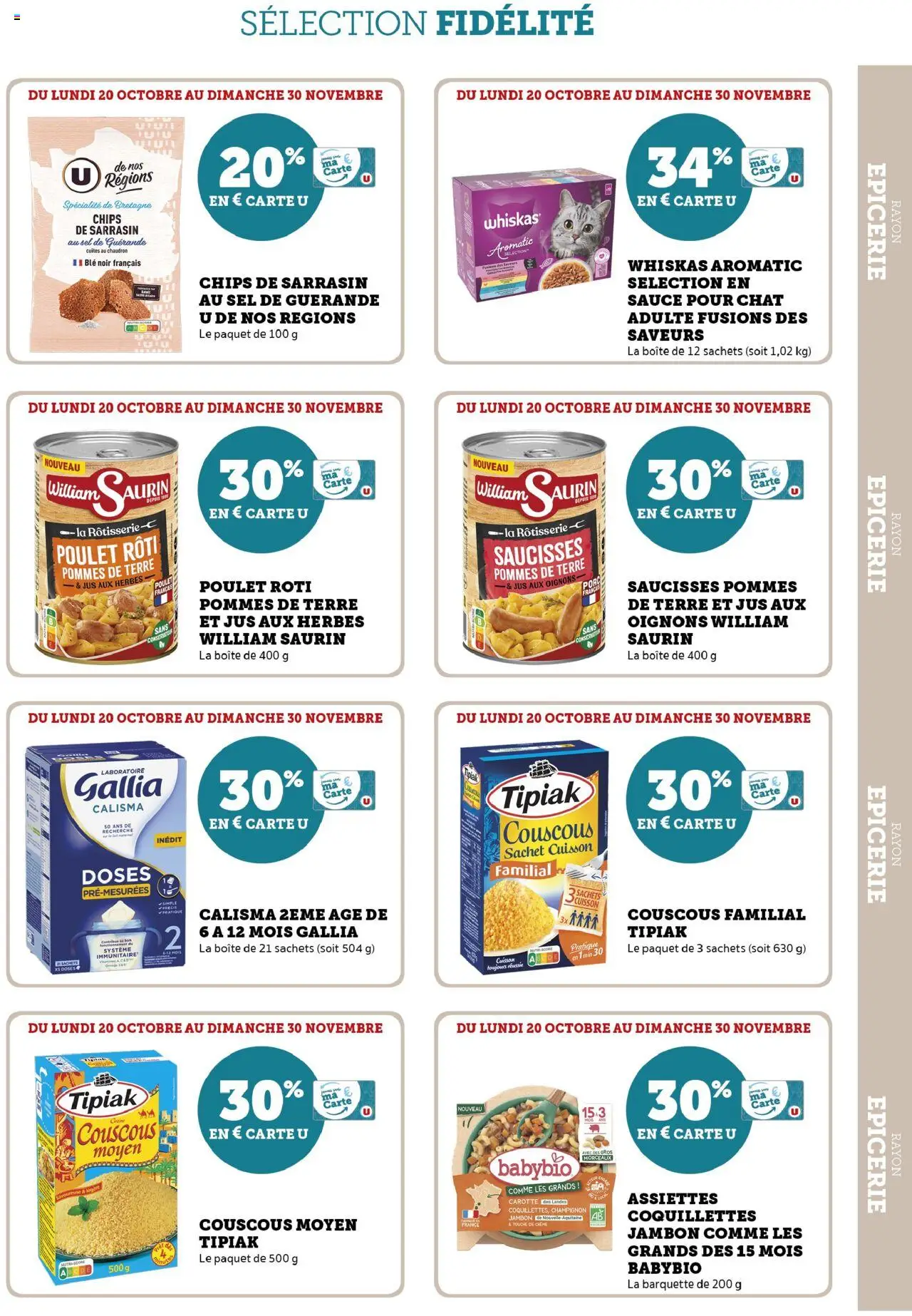 {H1} | Page: 25 | Produits: Pommes, Coquillettes, Chips, Crème