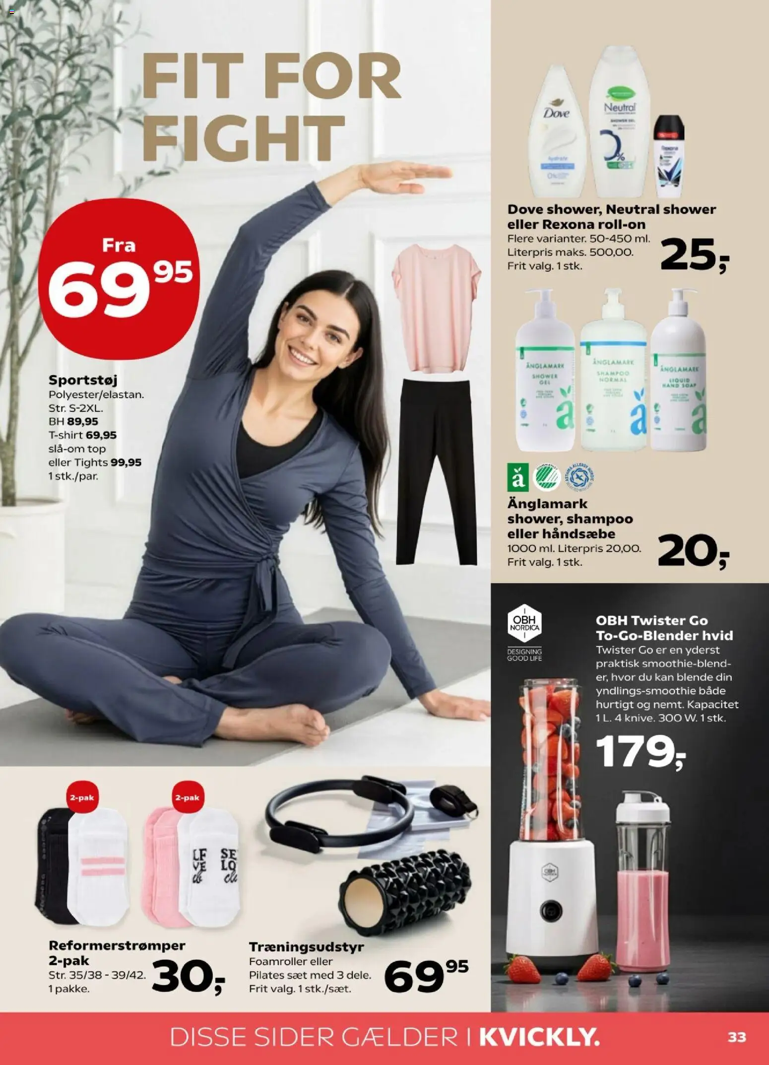 Kvickly tilbudsavis – gyldig fra 01.01.2026 | Side: 35 | Produkter: Shampoo, BH, Tights