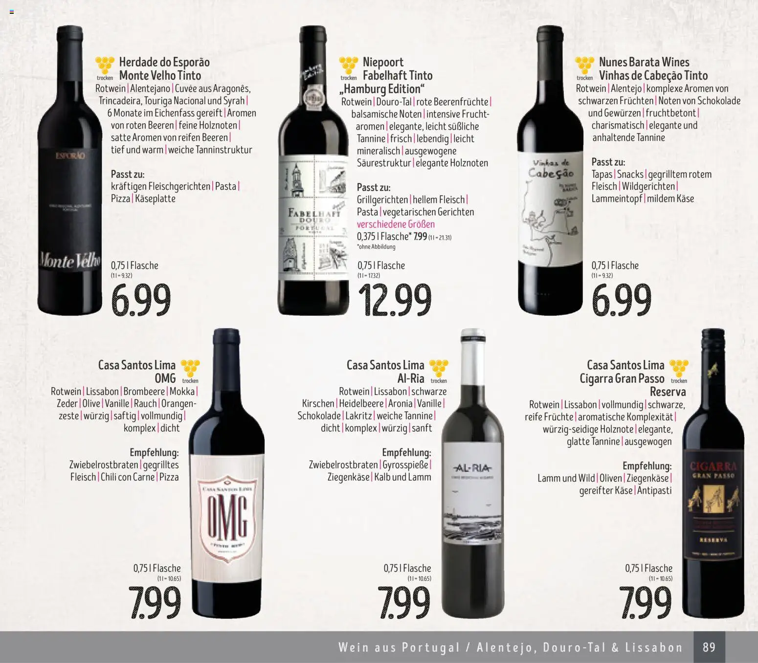 Edeka Struve Wein– und Spirituosen – gültig ab 14.11.2025 | Seite: 89 | Produkte: Käse, Schokolade, Chili, Pasta