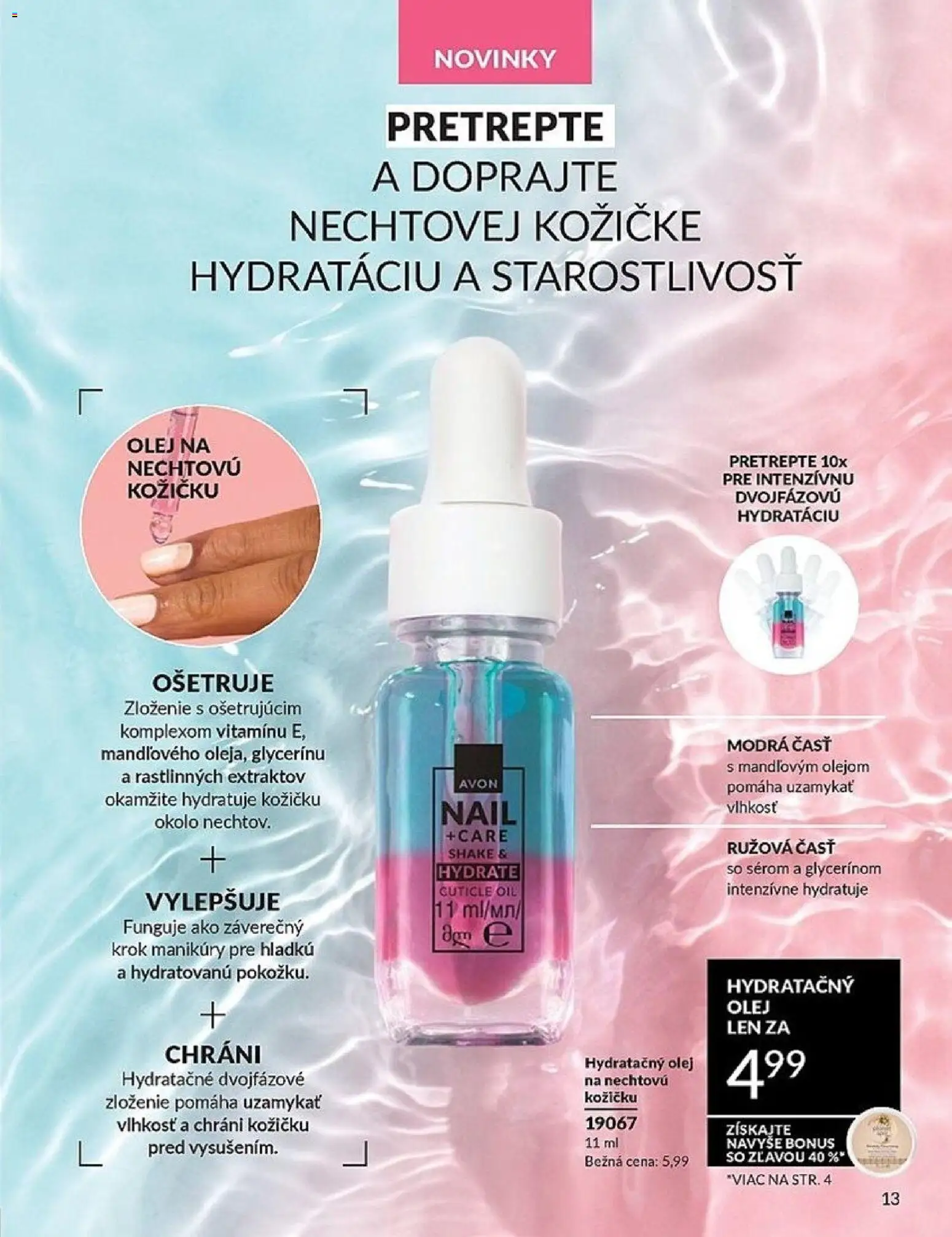 Nové Avon akcie – leták je platný od 01.02.2026 | Strana: 13 | Produkty: Olej
