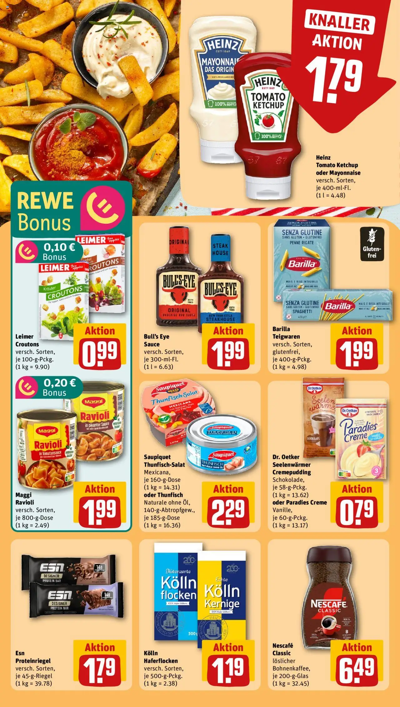  | Pagina: 18 | Producten: Pasta, Ketchup, Salade, Maïs