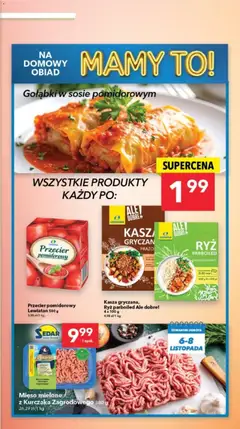 Pogląd oferty "Lewiatan gazetka - Lublin" - ważna od 06.11.2025 | Strona: 5 | Produkty: Kasza, Mięso, Przecier pomidorowy, Ryż