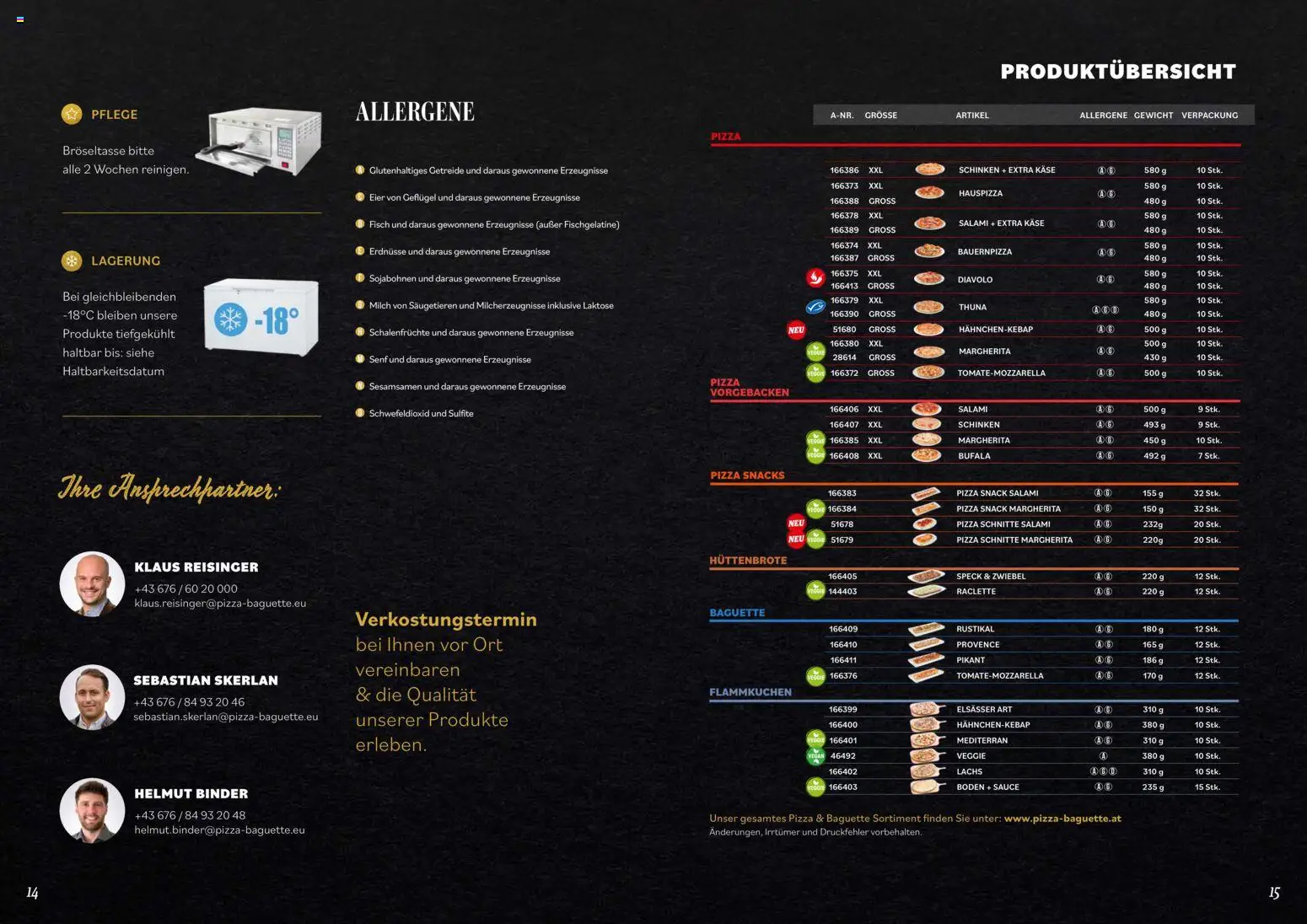 Metro angebote Pizza & Baguette gültig ab 07.04.2026 | Seite: 8 | Produkte: Jääkaappipakastin, Gewicht, Milch, Salami