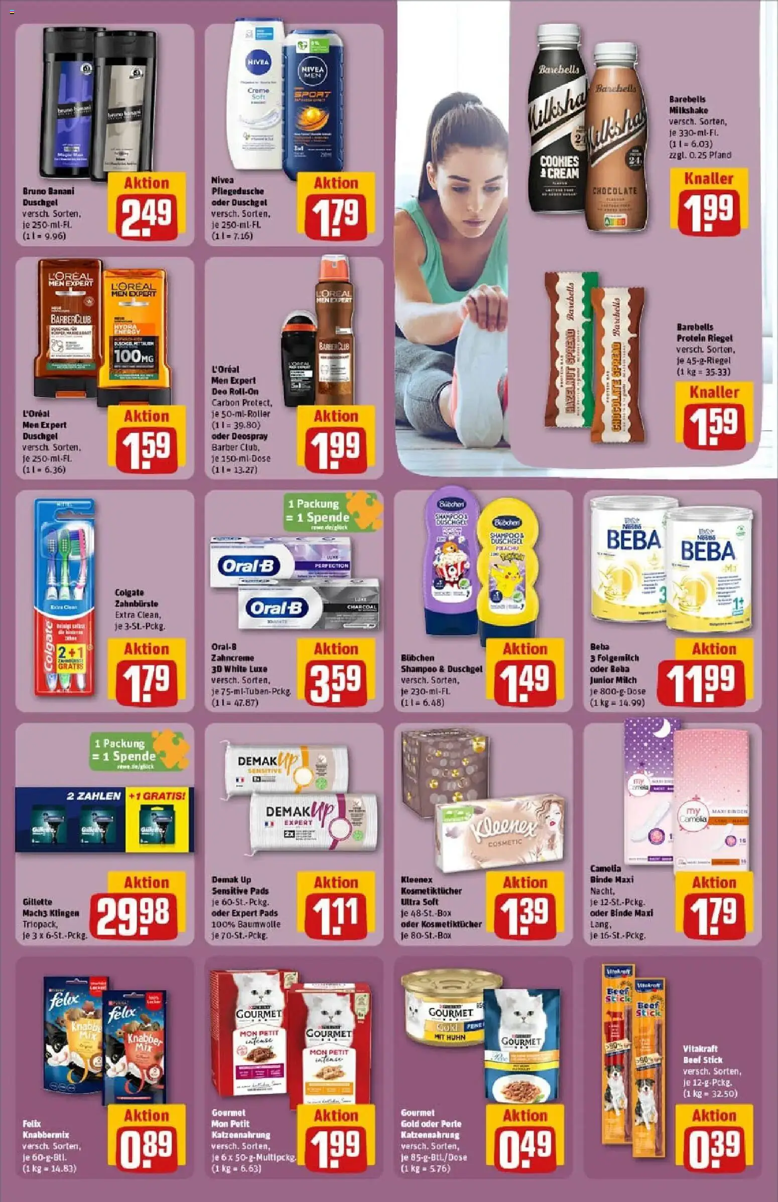 Rewe prospekt Elsterwerda	 – gültig ab 18.01.2026 | Seite: 29 | Produkte: Shampoo, Deodorant, Zahnbürste, Deospray