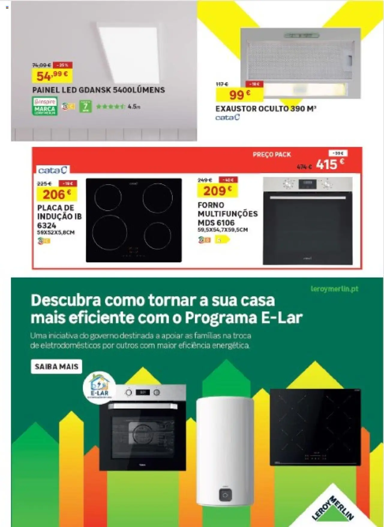 Leroy Merlin Catálogo │ válido de 02.10.2025 | Página: 3 | Produtos: Forno, Exaustor
