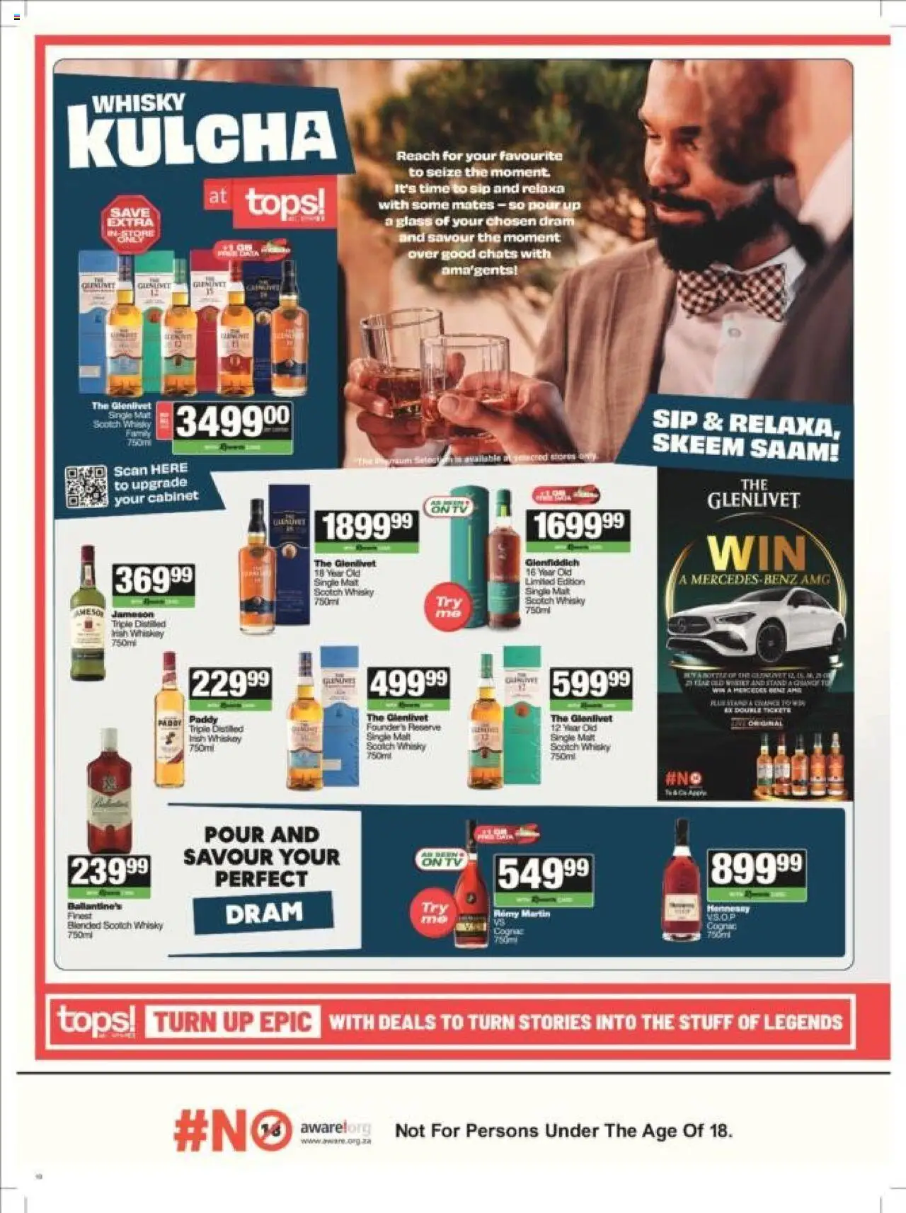 New KWIKSPAR catalogue – valid from 21.10.2025 | Page: 12 | Products: TV, Whiskey