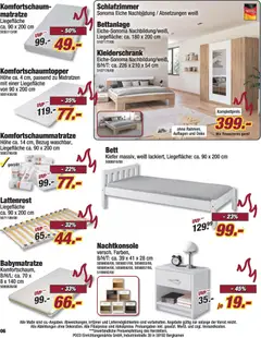 Poco Prospekt  Hot Deals ab 13.11.2025 gültig | Seite: 6 | Produkte: Bett, Matratze, Kleiderschrank, Lattenrost