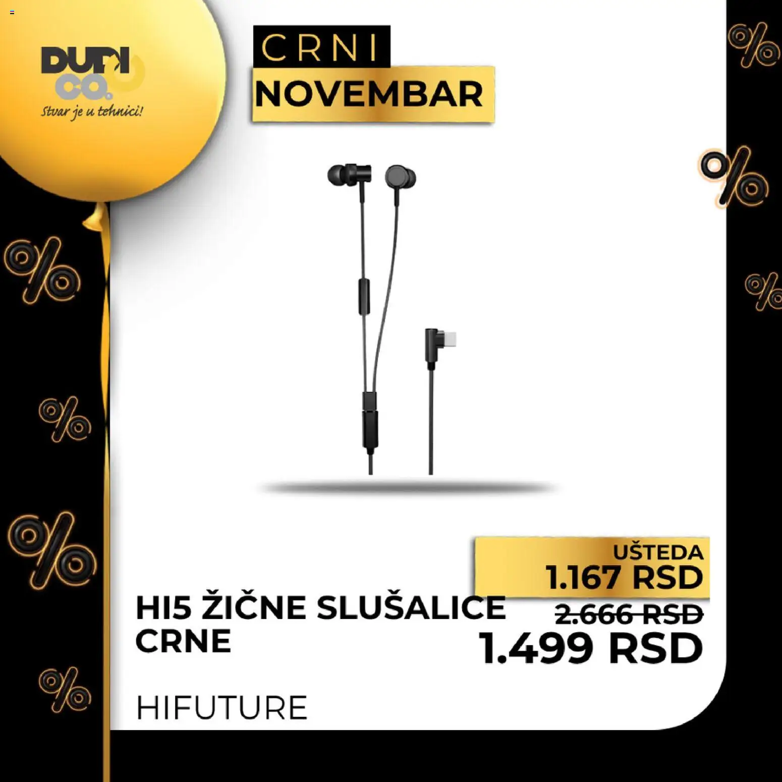 Dudi co. katalog - važi od 10.11.2025 | Strana: 6 | Proizvode: Slušalice