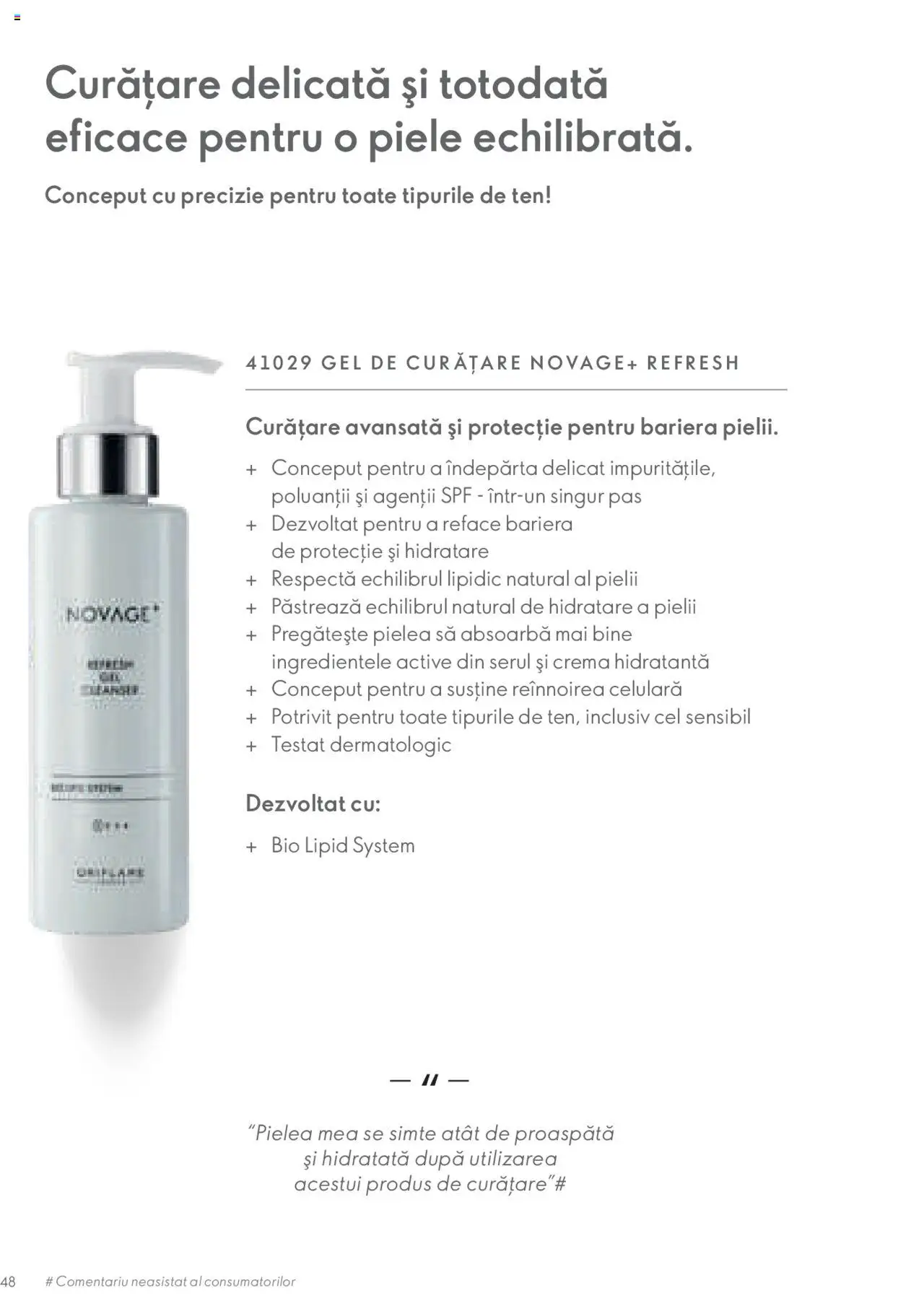 Oriflame catalog - Ghidul NOVAGE+ – valabil de la 01.03.2023 | Pagină: 48