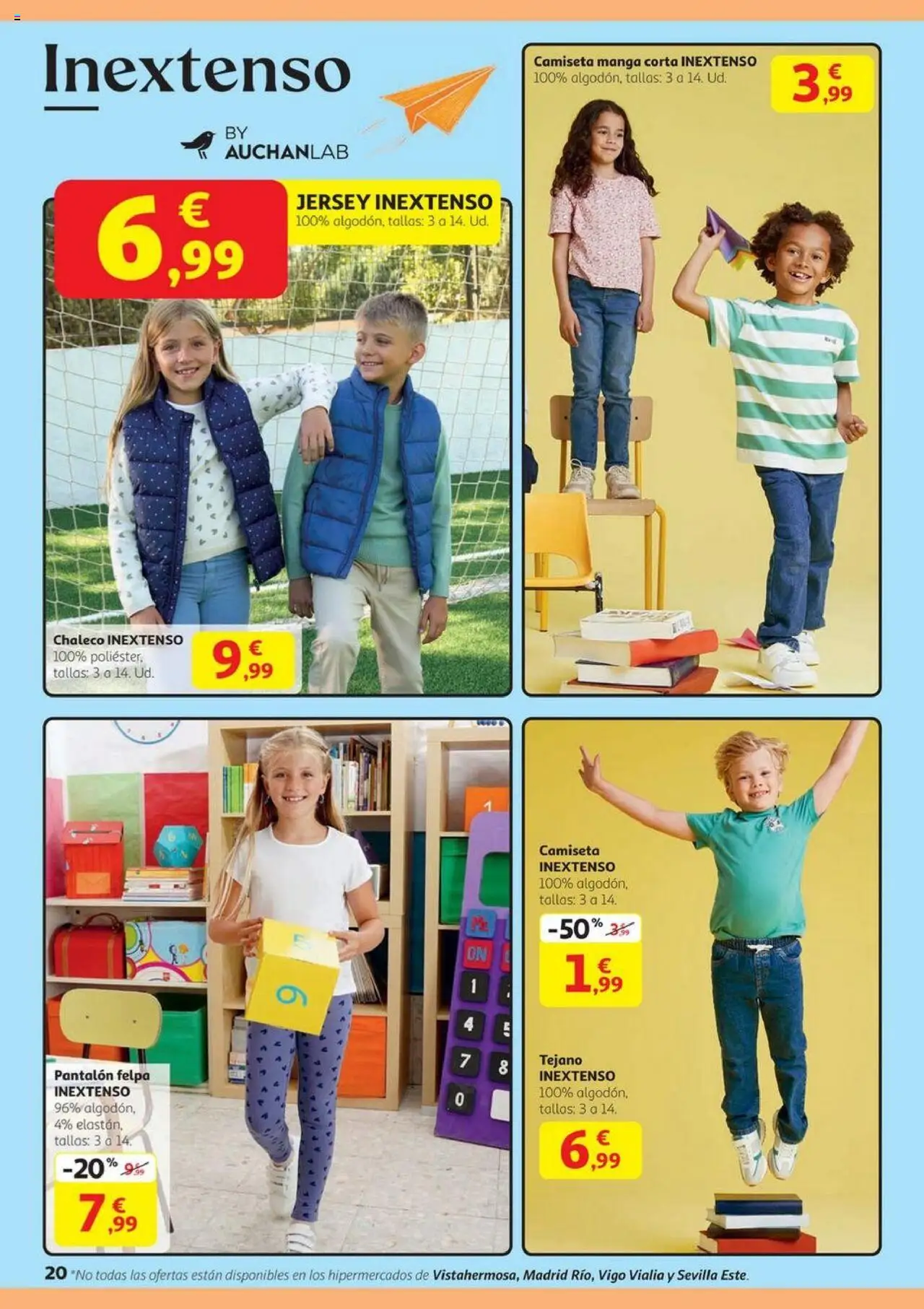 Alcampo - HG Madrid Unificado  │ válido desde el 14.08.2025 | Página: 20 | Productos: Chaleco, Camiseta manga corta
