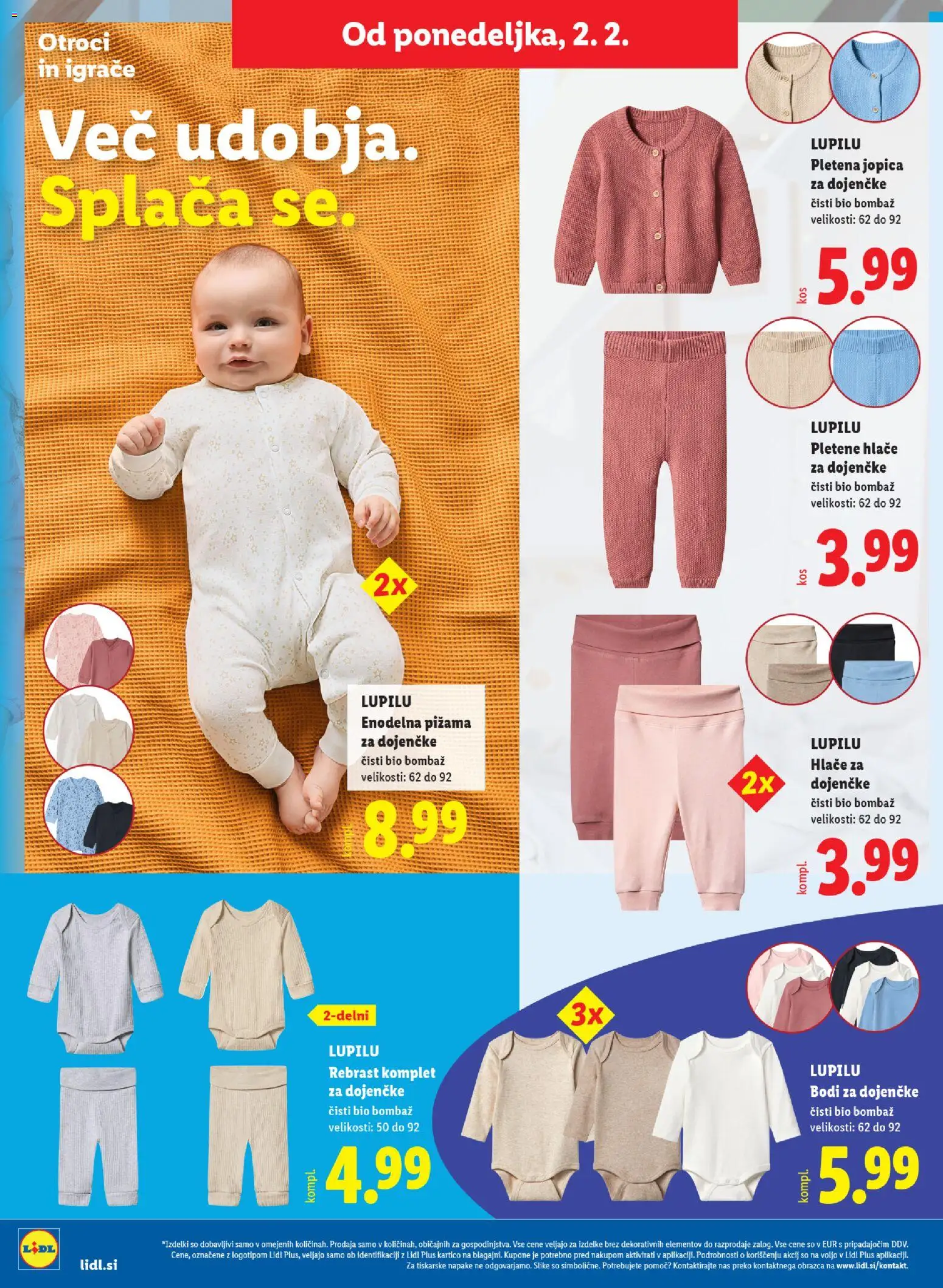 Novi Lidl katalog ponudbe – veljaven od 29.01.2026 | Stran: 42 | Izdelki: Pižama, Jopica, Hlace, Pletena jopica