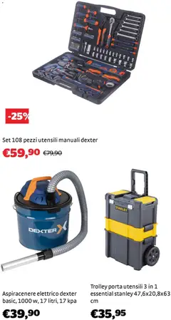 Anteprima del volantino Volantino Brico Center	 valido a partire dal 02.01.2026 | Pagina: 16 | Prodotti: Aspiracenere, Trolley