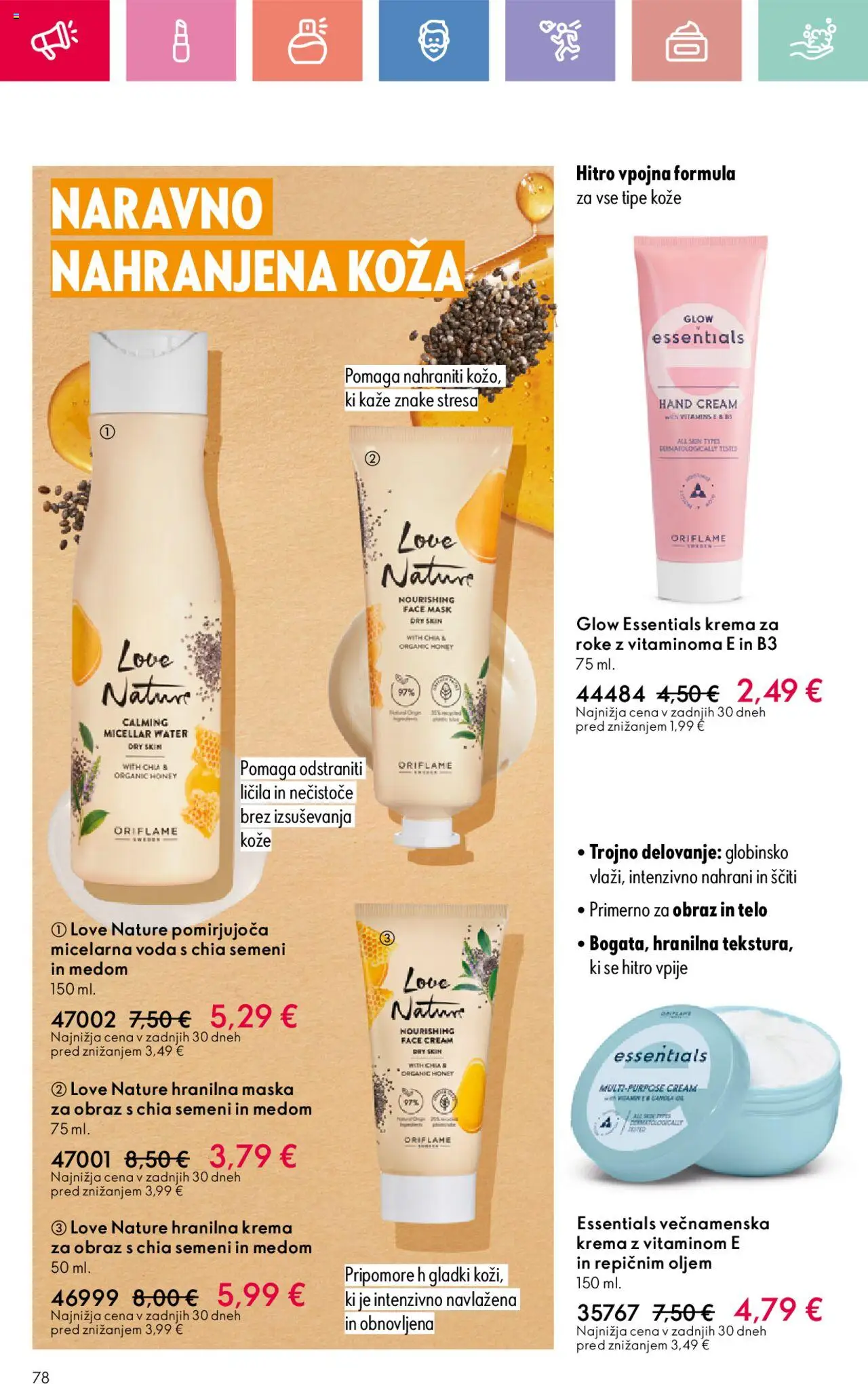Oriflame katalog 12 │ velja od 24.08.2025 | Stran: 78 | Izdelki: Licila, Maska, Micelarna voda, Voda