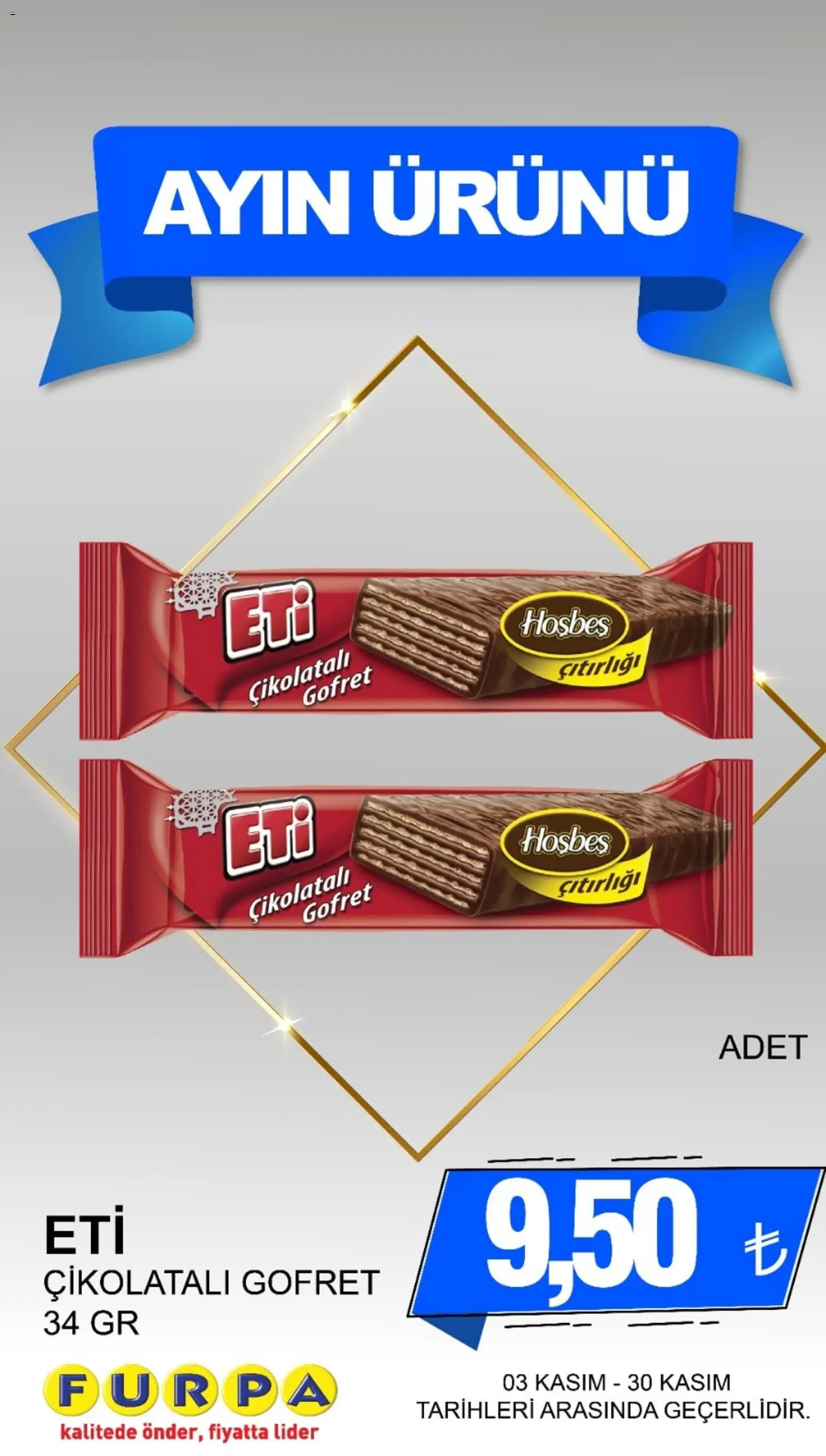 Furpa Ayın Ürünleri - 03.11.2025 tarihinden itibaren geçerlidir | Sayfa: 17 | Ürünler: Gofret, Çikolatalı gofret