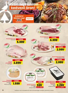 Spar Akciós újság - amely érvényes a következő dátumtól: 30.10.2025 | Oldal: 10 | Termékek: Kacsamáj, Libazsír, Kacsamájpástétom, Kacsazsir