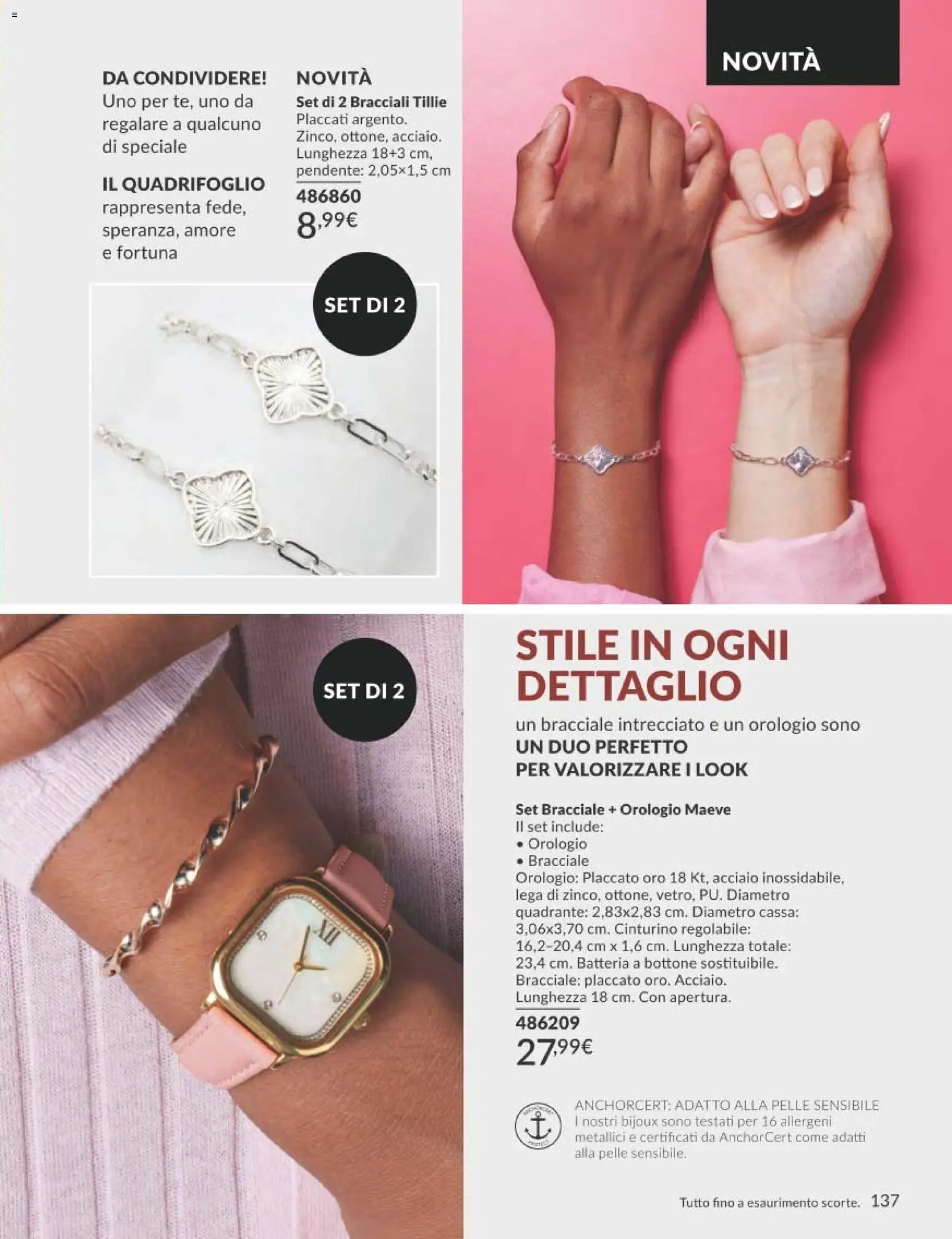 Volantino Avon del 01.03.2026 | Pagina: 137 | Prodotti: Bracciale, Orologio, Batteria