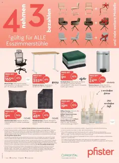 Pfister Aktionen ab 07.10.2025 gültig | Seite: 16 | Produkte: Stuhl, Esszimmerstühle, Geschirrspüler, Einbauküche